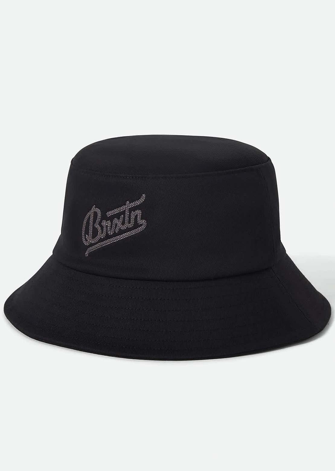 Brixton Unisex Eldon Packable Bucket Hat Black