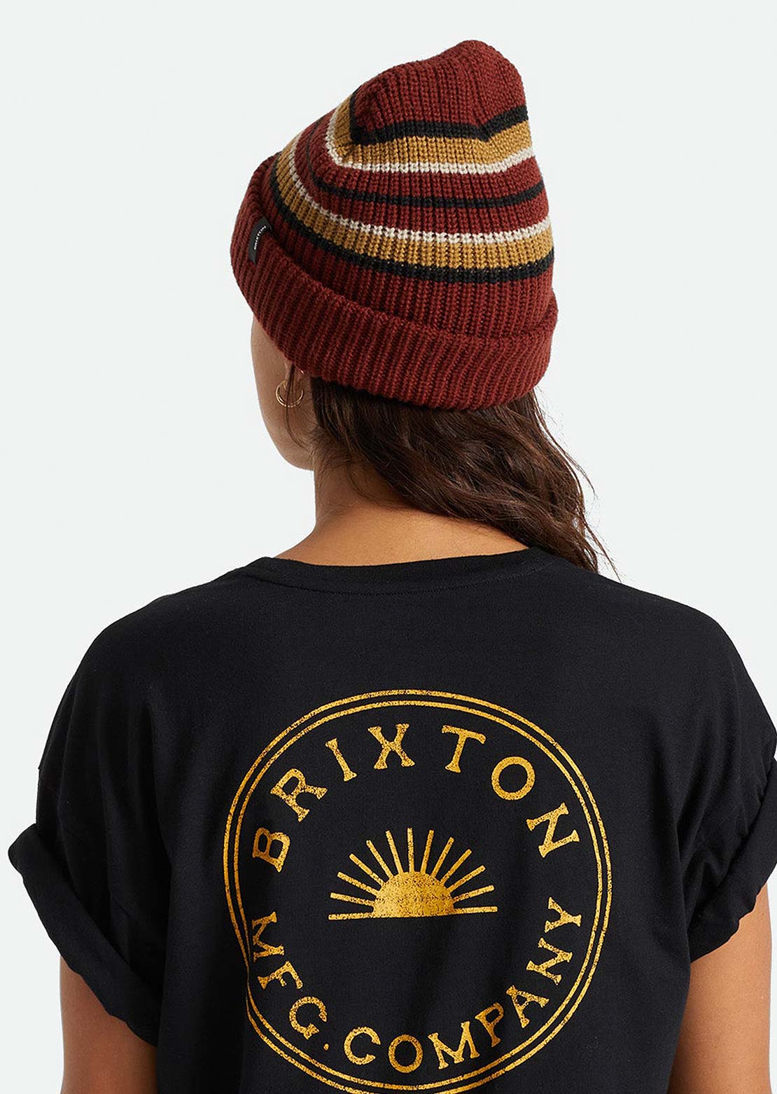 Brixton Unisex Heist Beanie Fired Brick