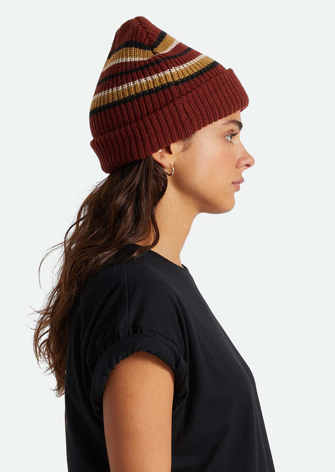 Brixton Unisex Heist Beanie Fired Brick