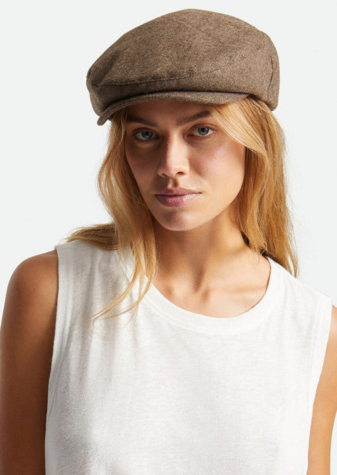 Brixton Unisex Hooligan Snapback Cap Brown/Khaki