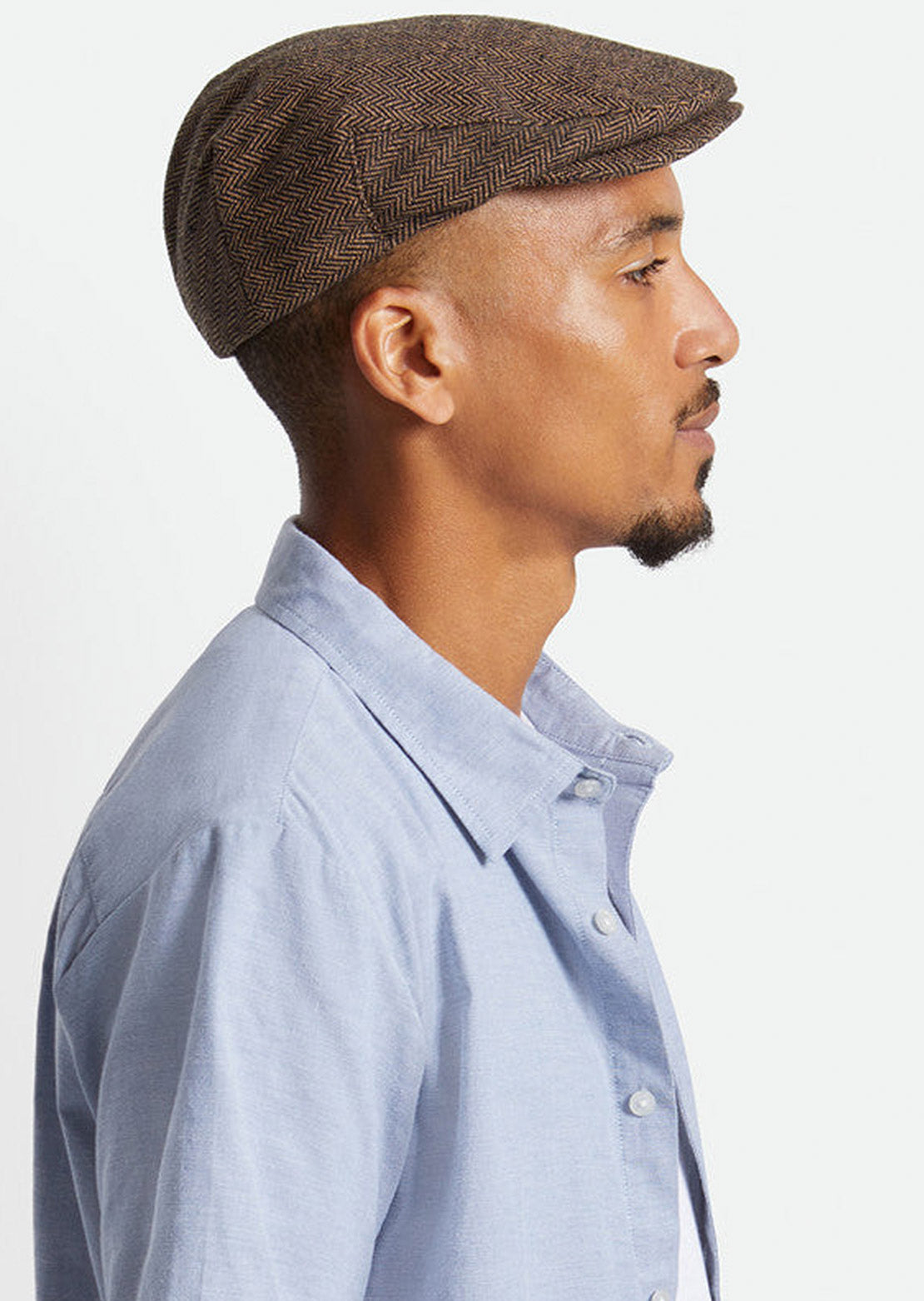Brixton Unisex Hooligan Snapback Cap Brown/Khaki