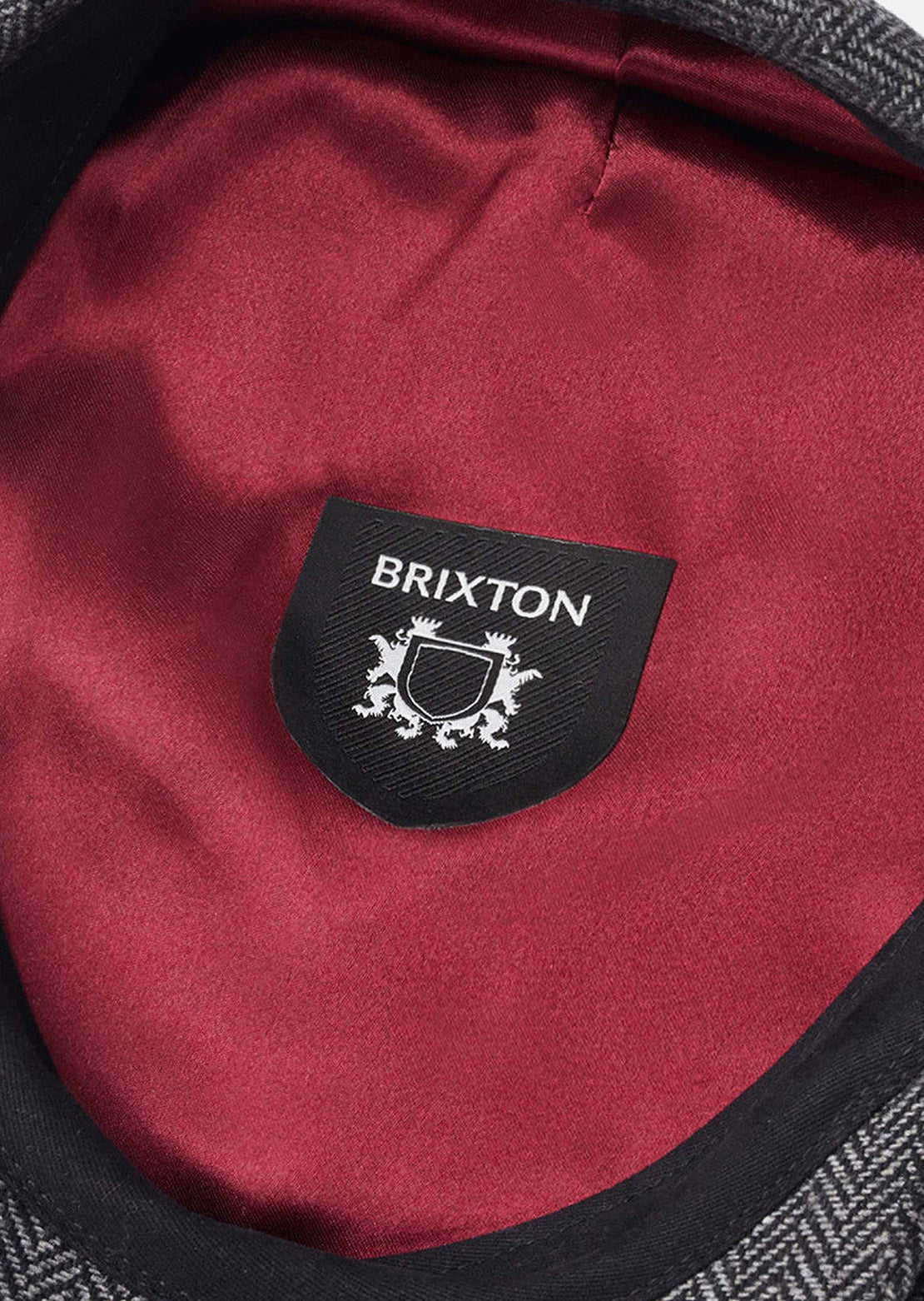 Brixton Unisex Hooligan Snapback Cap Grey/Black