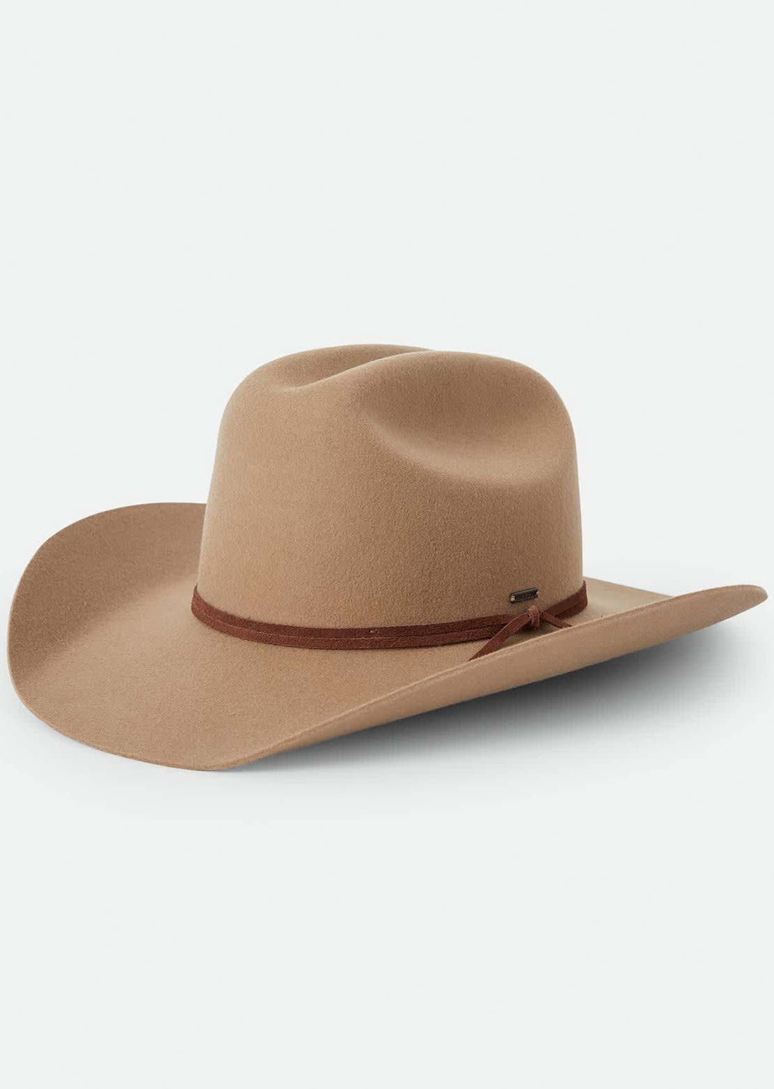 Brixton Unisex Laredo Weather Guard Cowboy Hat Khaki
