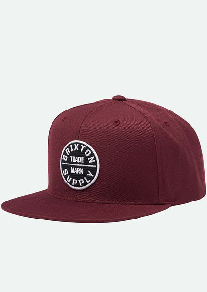 Brixton Unisex Oath III Snapback Cap - PRFO Sports