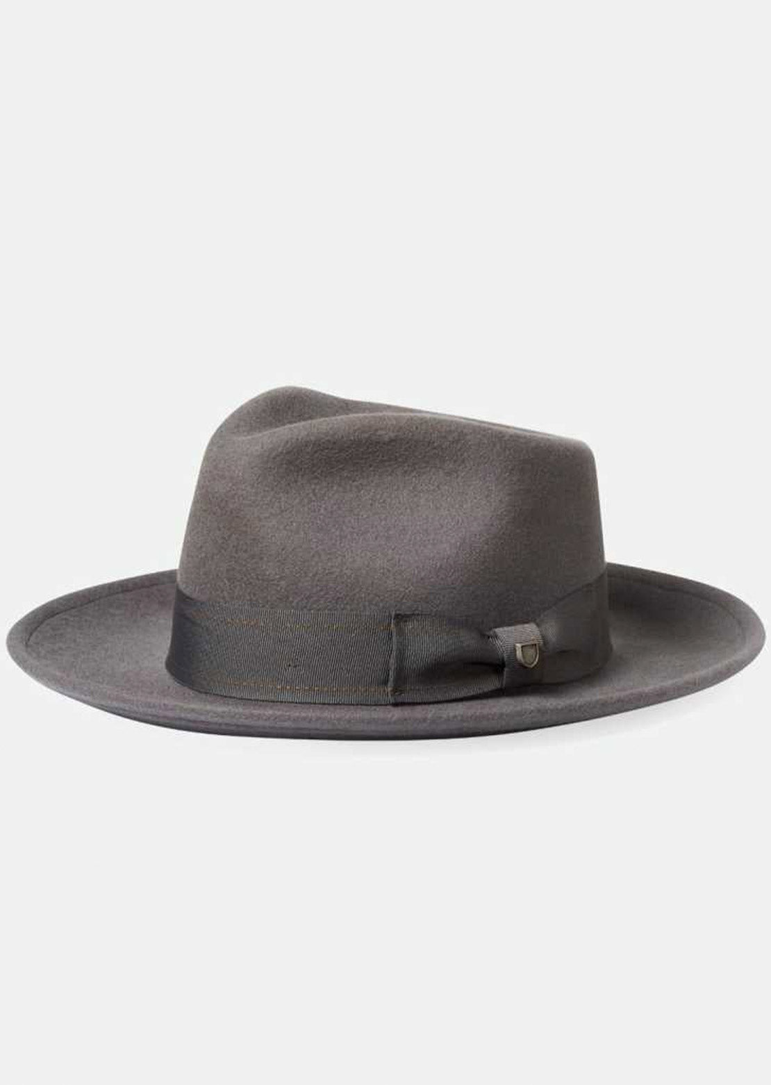 Brixton Unisex Swindle Convertabrim Fedora Hat Grey/Grey