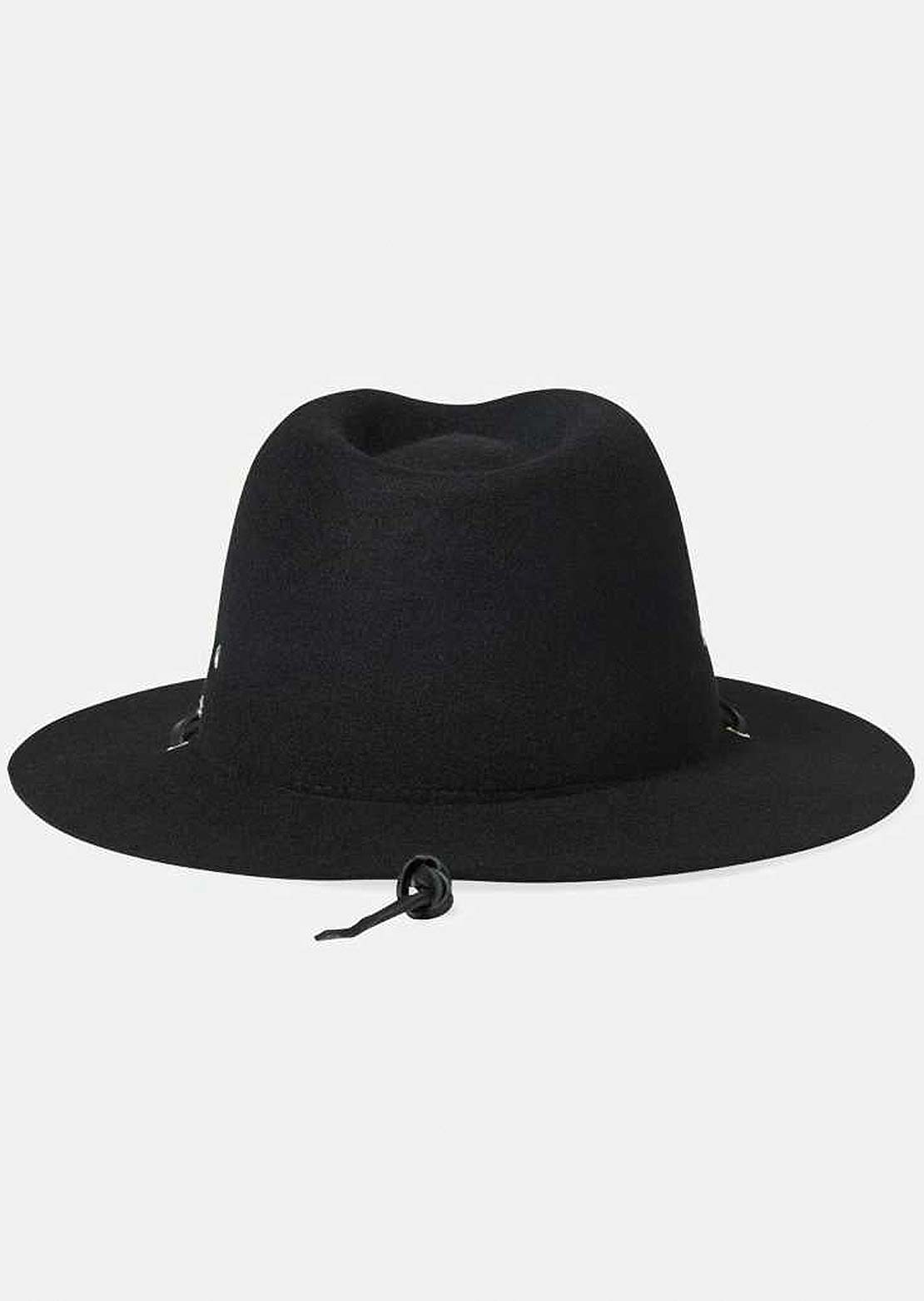 Brixton Unisex Wesley Wthr Guard Packable Fed Hat Black