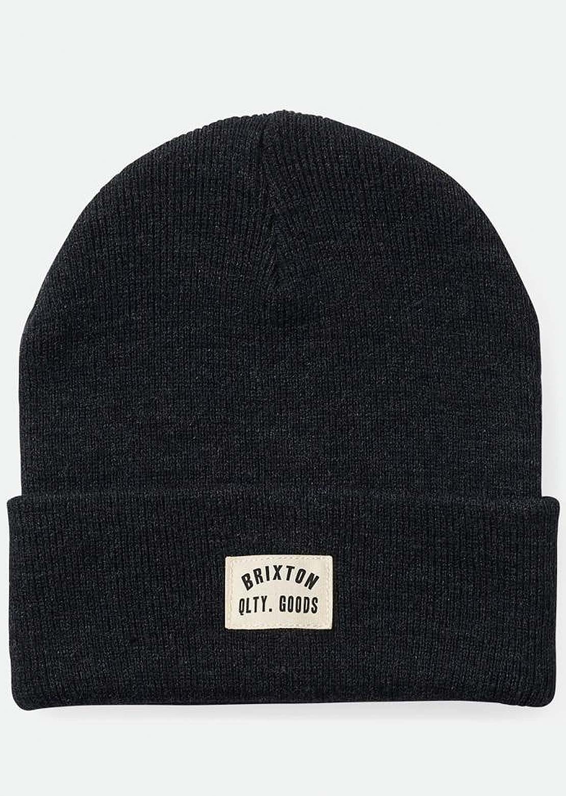 Brixton Unisex Woodburn Watch Cap Beanie Washed Black