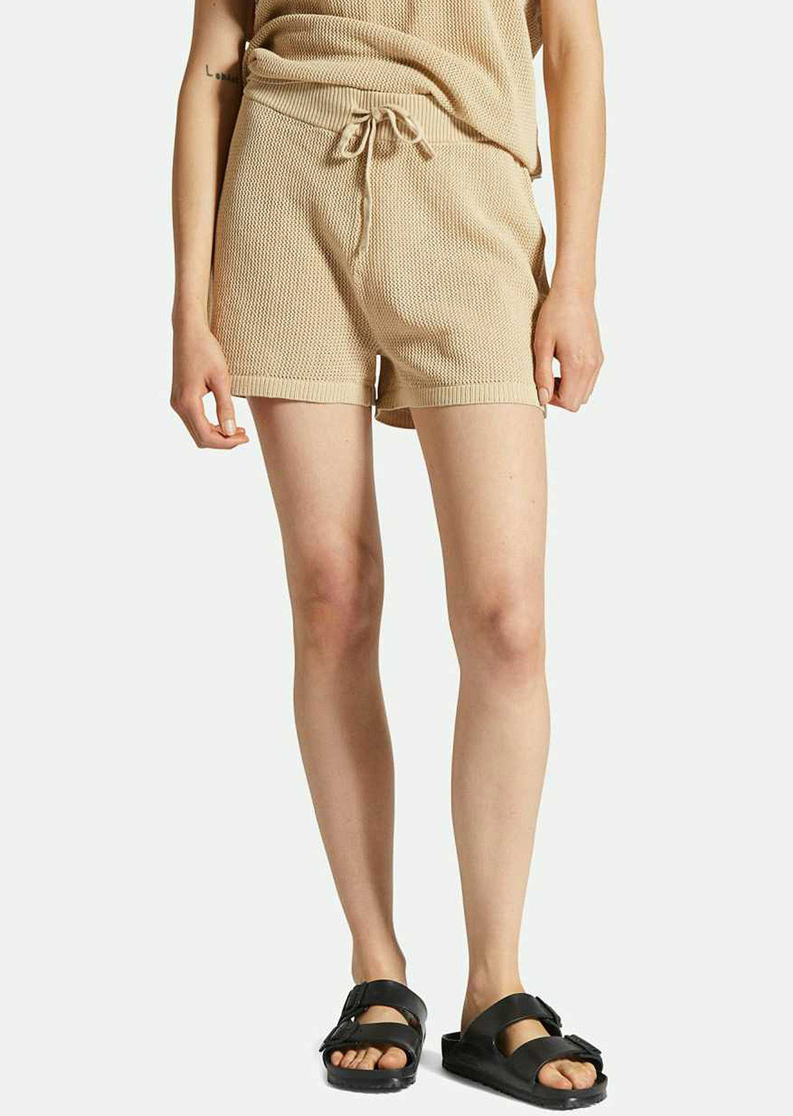 Brixton Women's Aruba Cover Up Shorts Oat Milk