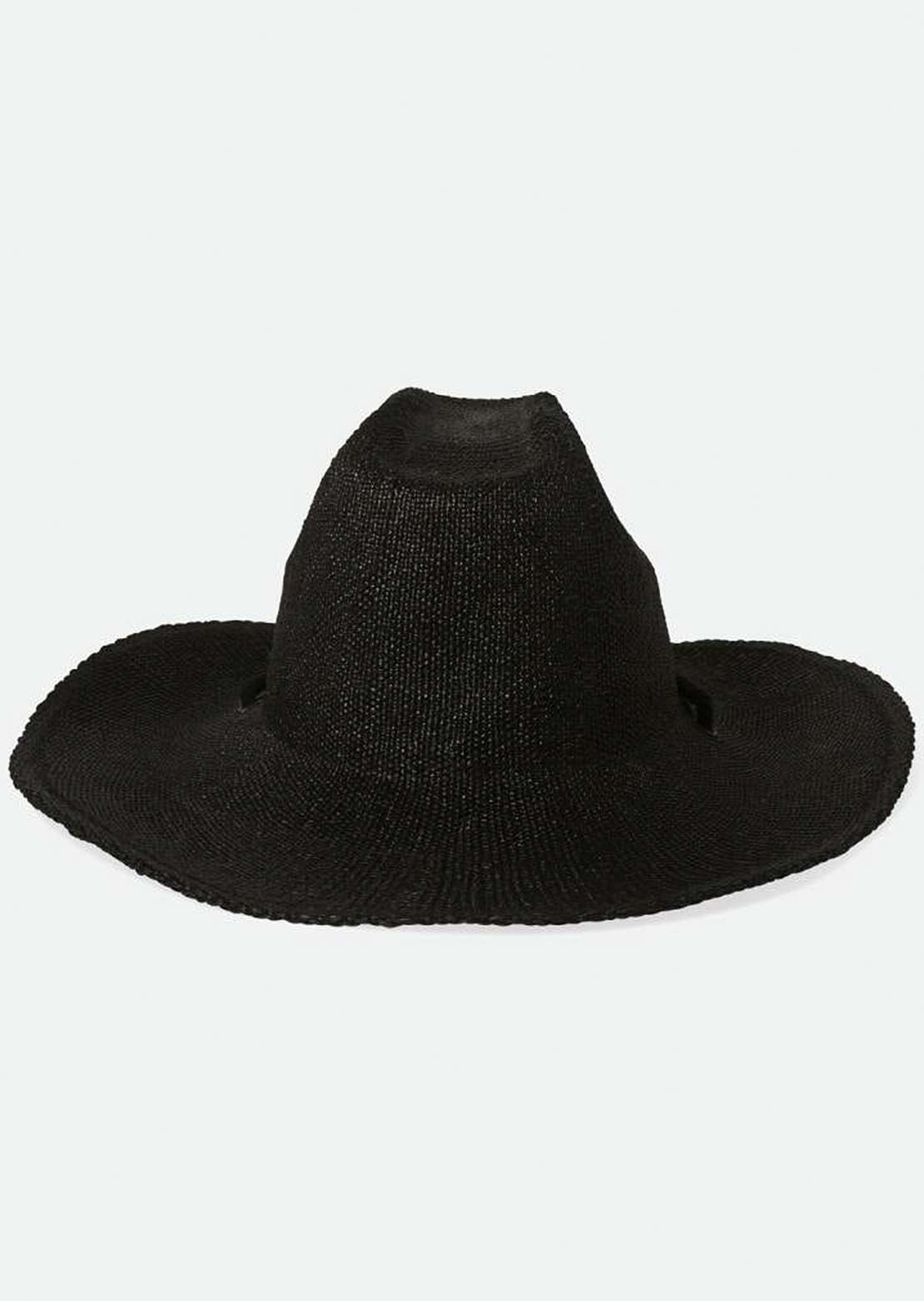 Brixton Women&#39;s Austin Straw Cowboy Hat Black