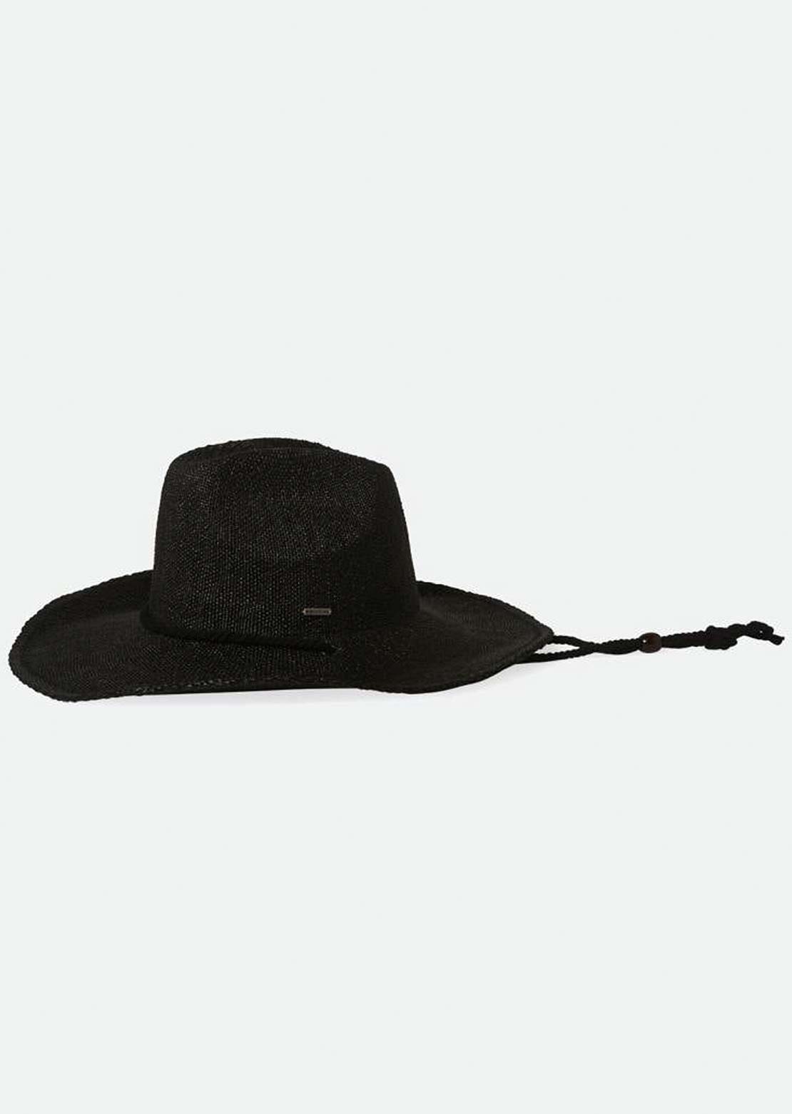 Brixton Women&#39;s Austin Straw Cowboy Hat Black