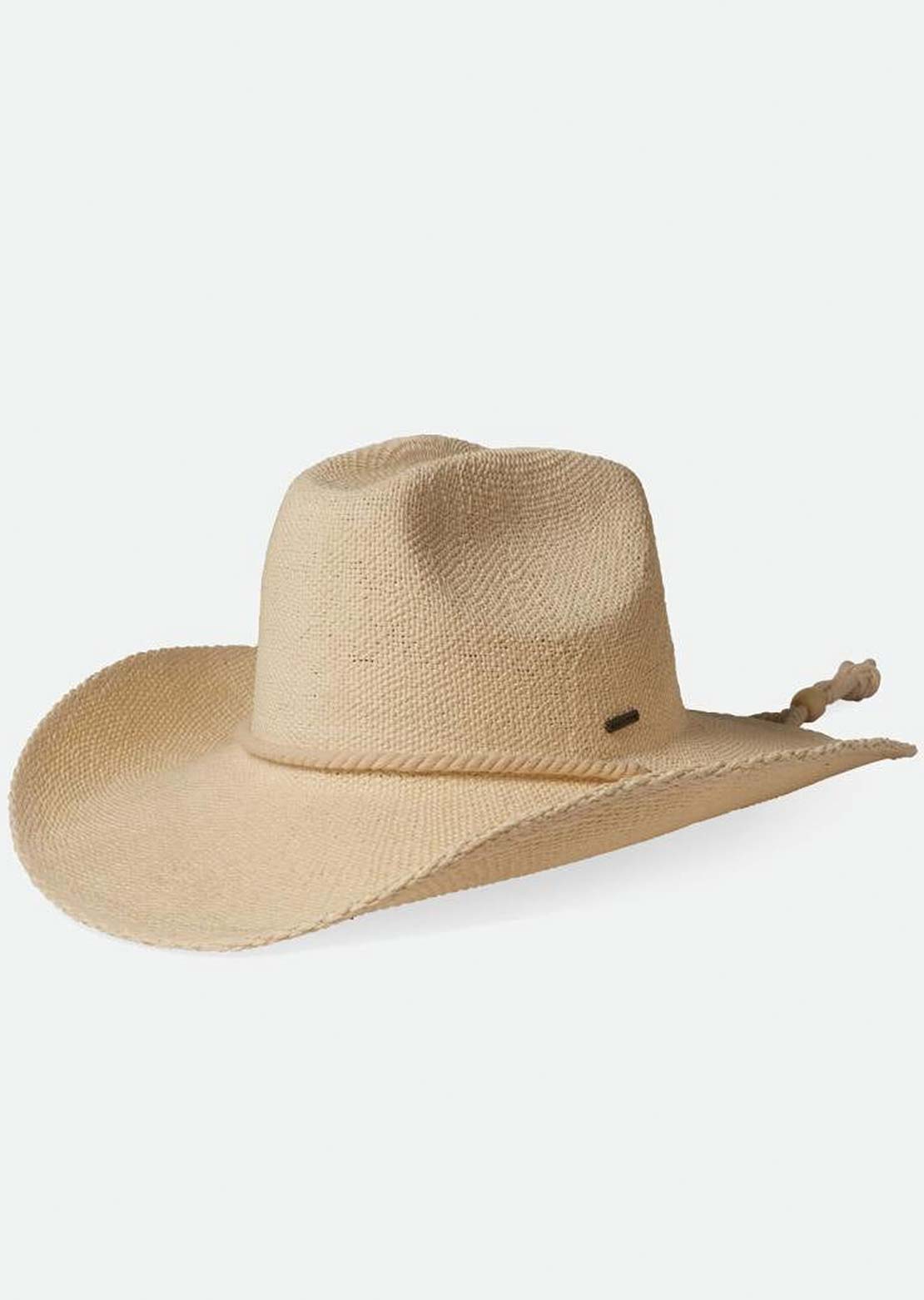 Brixton Women&#39;s Austin Straw Cowboy Hat Bone