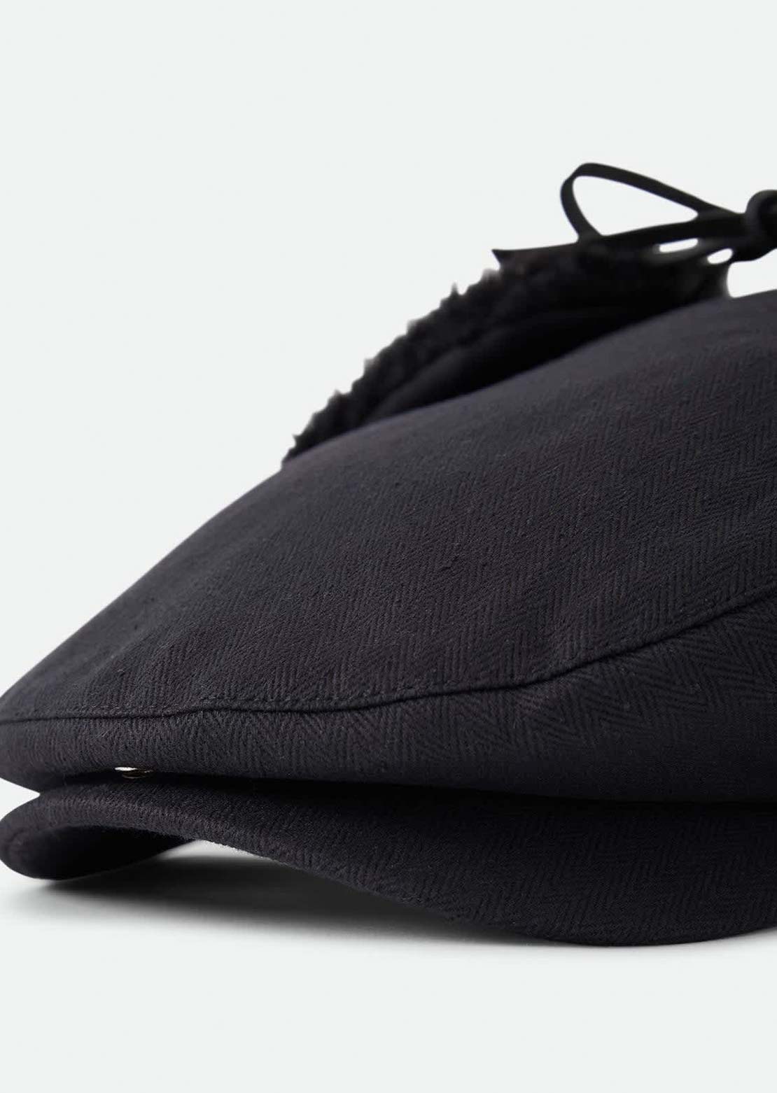 Brixton Women's Barrel Earflap Snap Cap Black/Black
