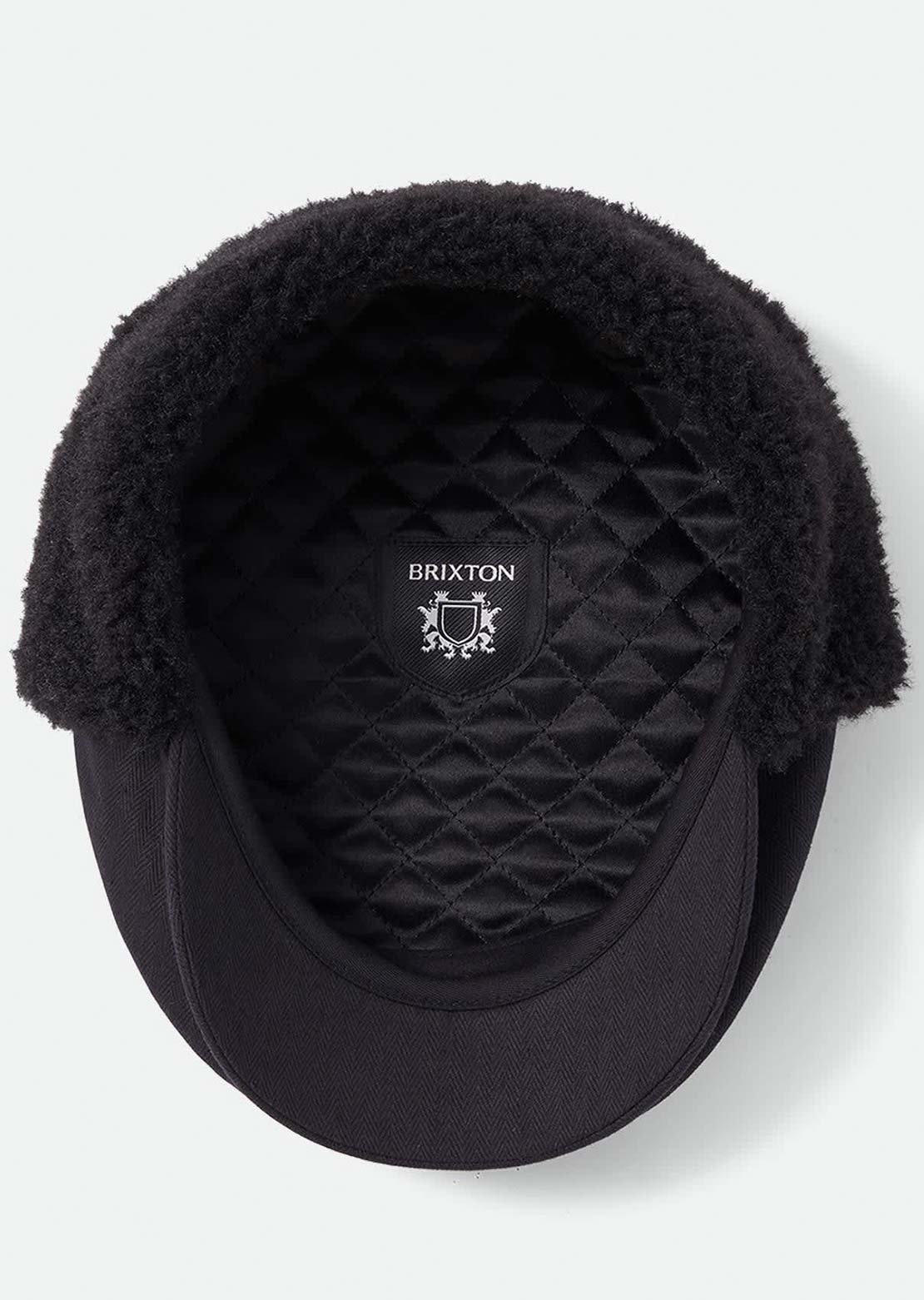 Brixton Women's Barrel Earflap Snap Cap Black/Black