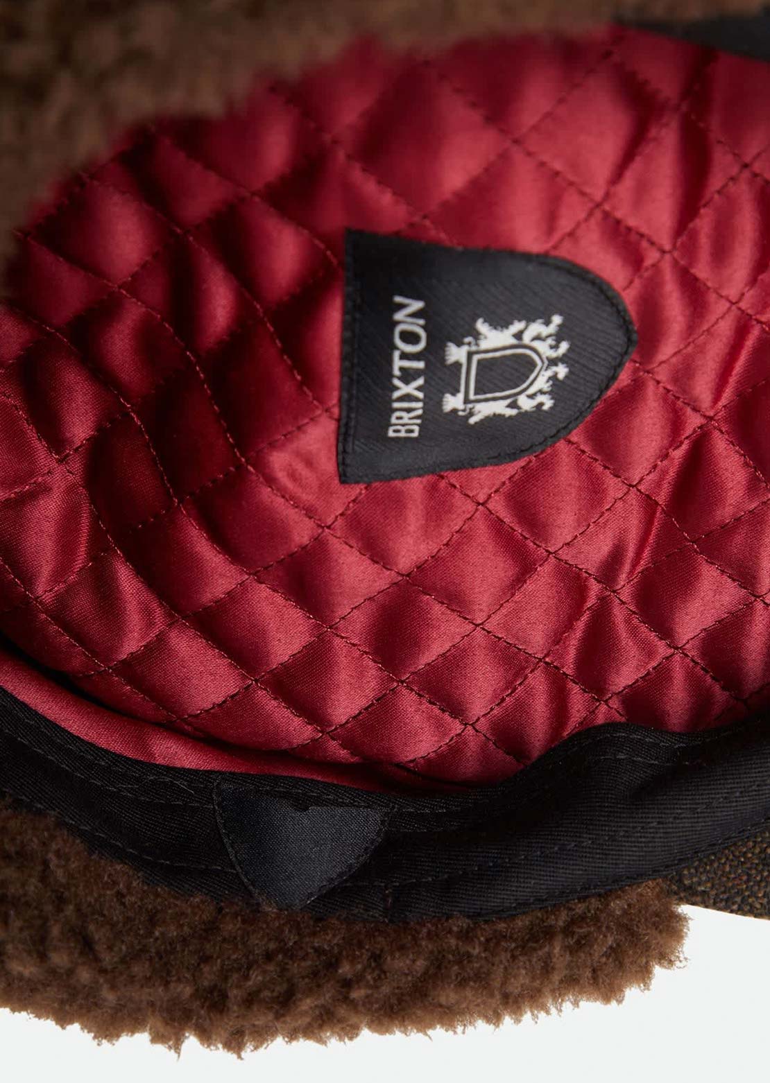 Brixton Women's Barrel Earflap Snap Cap Brown/Brown Tweed