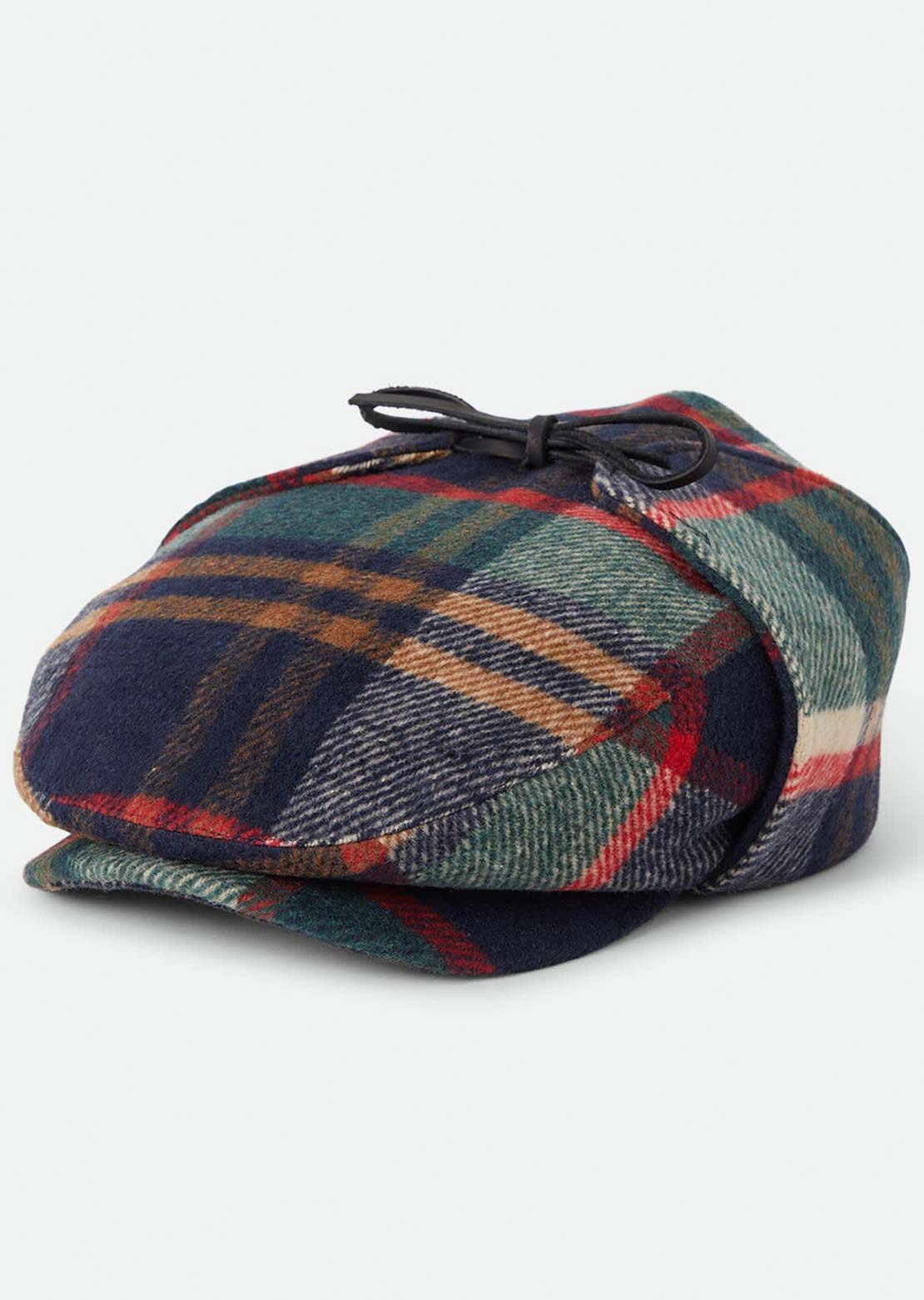 Brixton Women's Barrel Earflap Snap Cap Navy/Green/Red/Cream