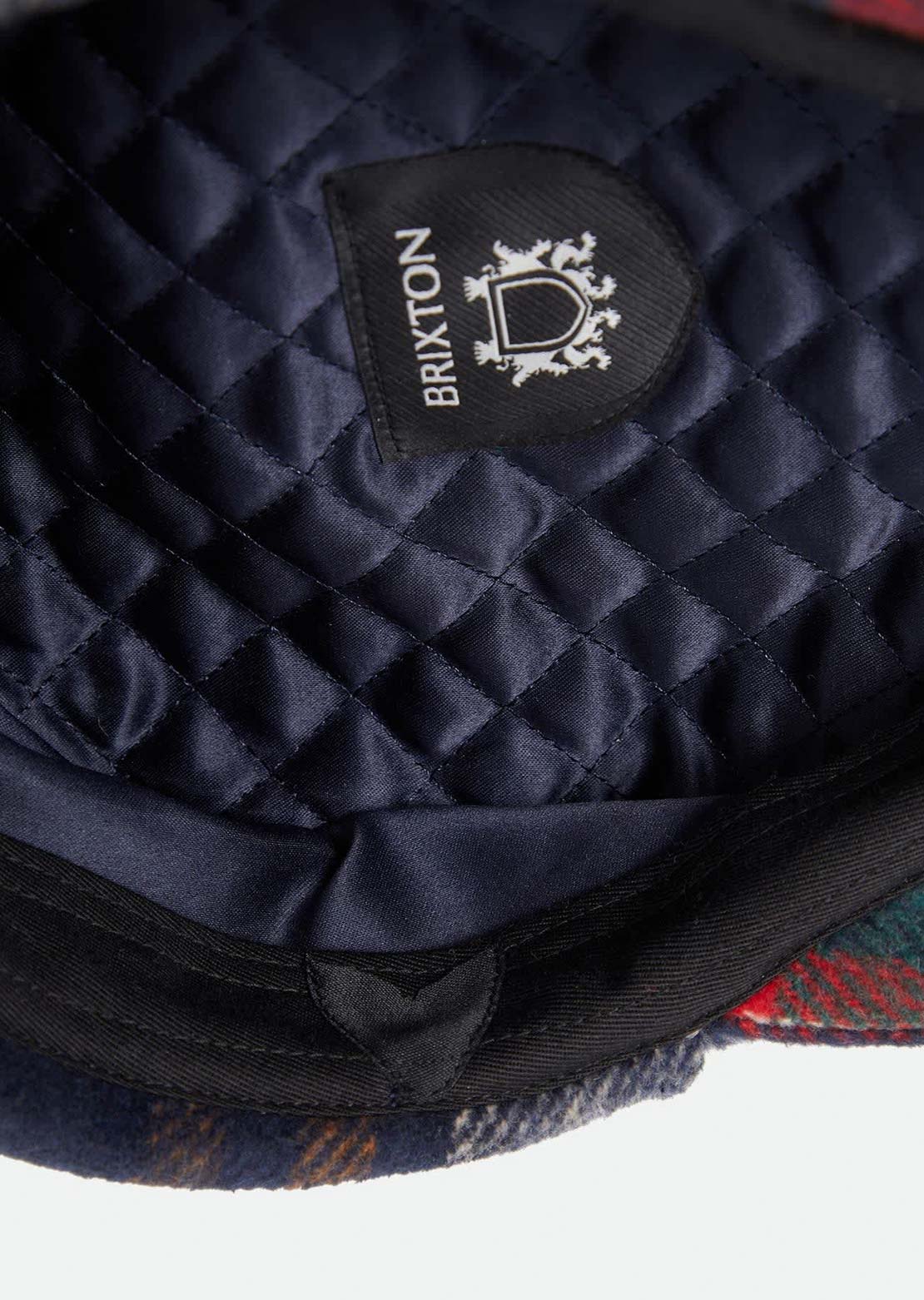 Brixton Women's Barrel Earflap Snap Cap Navy/Green/Red/Cream