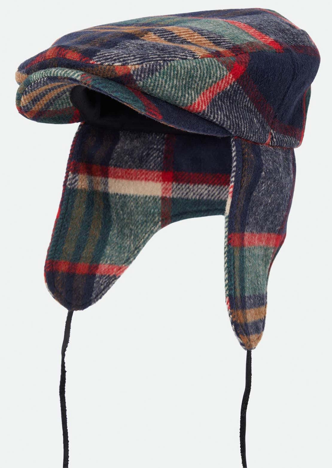 Brixton Women's Barrel Earflap Snap Cap Navy/Green/Red/Cream
