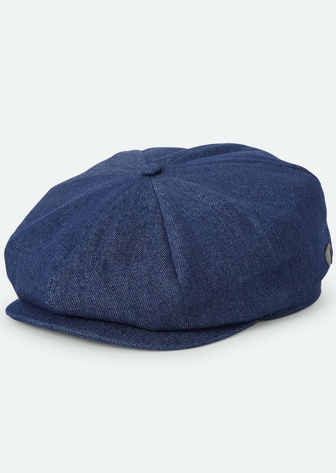 Brixton Women's Brood Baggy Flannel Snap Cap Rinse Denim