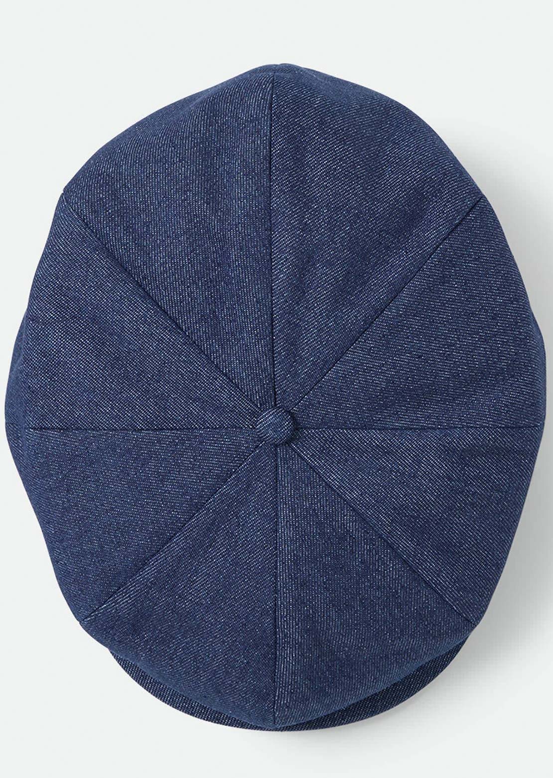 Brixton Women's Brood Baggy Flannel Snap Cap Rinse Denim