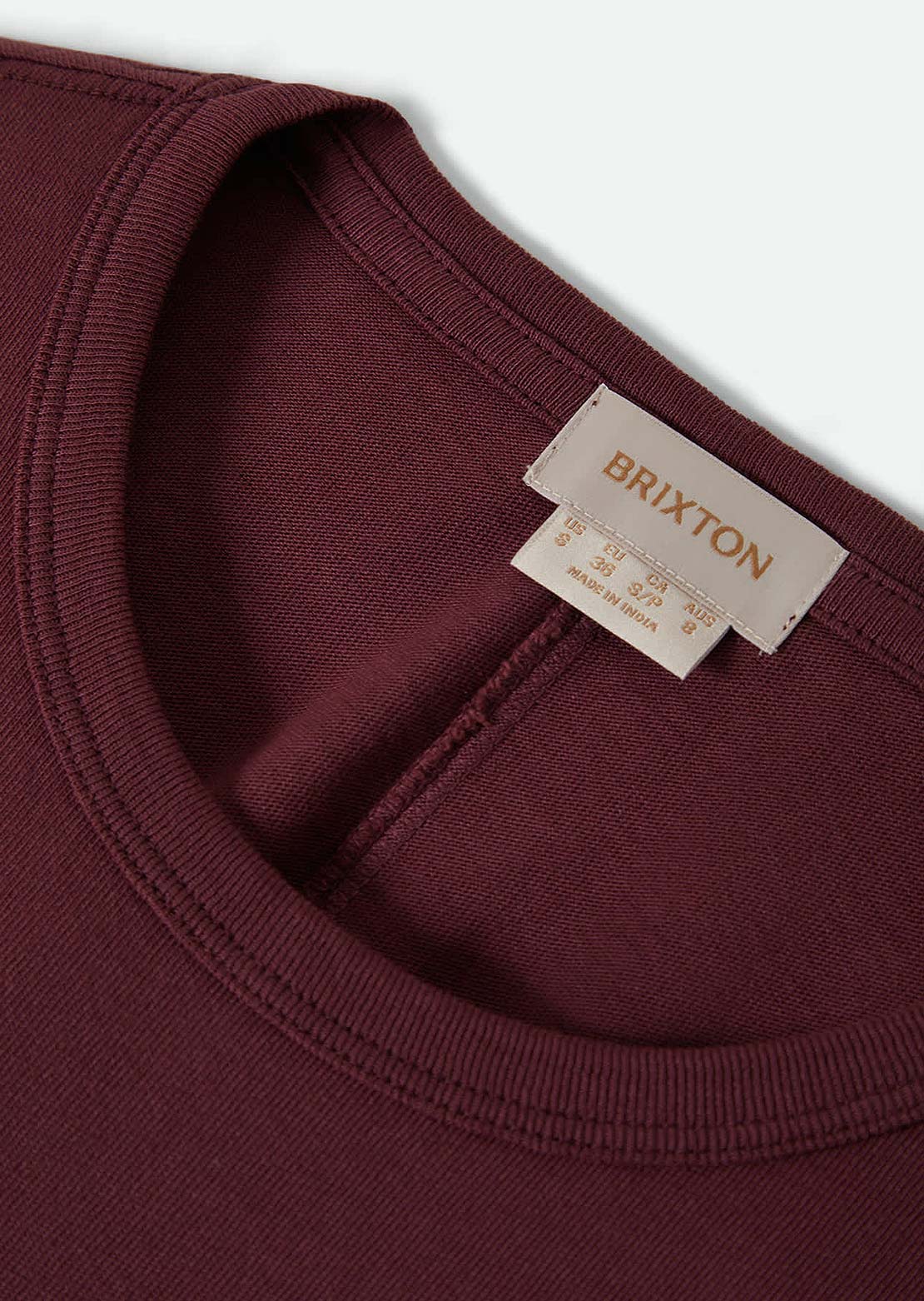 Brixton Women's Carefree Organic Garment Dyed Perfect T-Shirt Port
