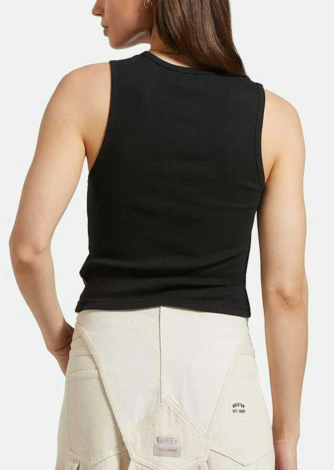 Brixton Women&#39;s Classic Organic A-Tank T-Shirt Black