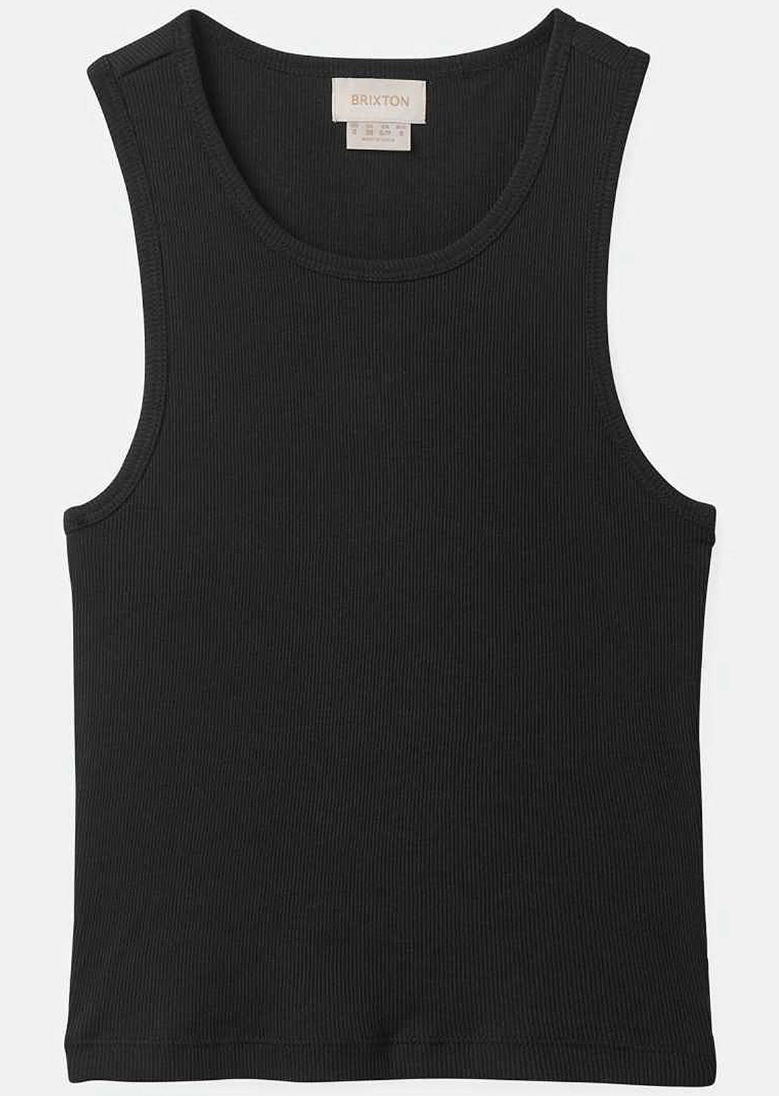 Brixton Women&#39;s Classic Organic A-Tank T-Shirt Black