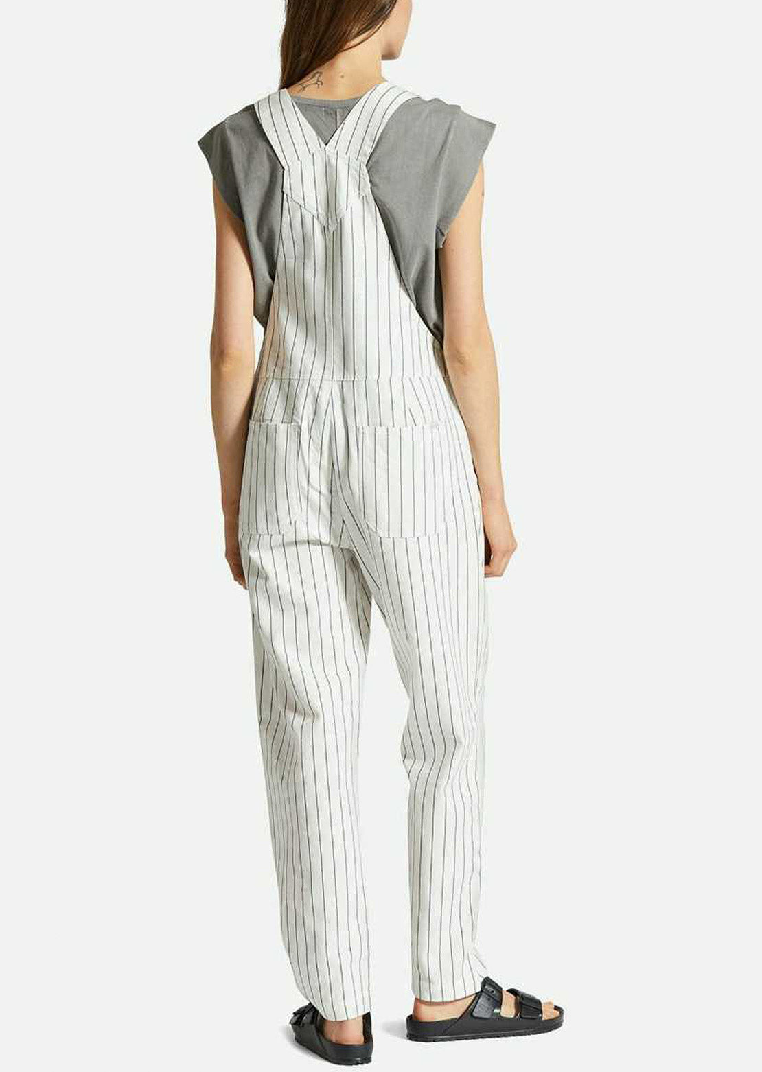 Brixton Women's Costa Overall T-Shirt Off White/Black