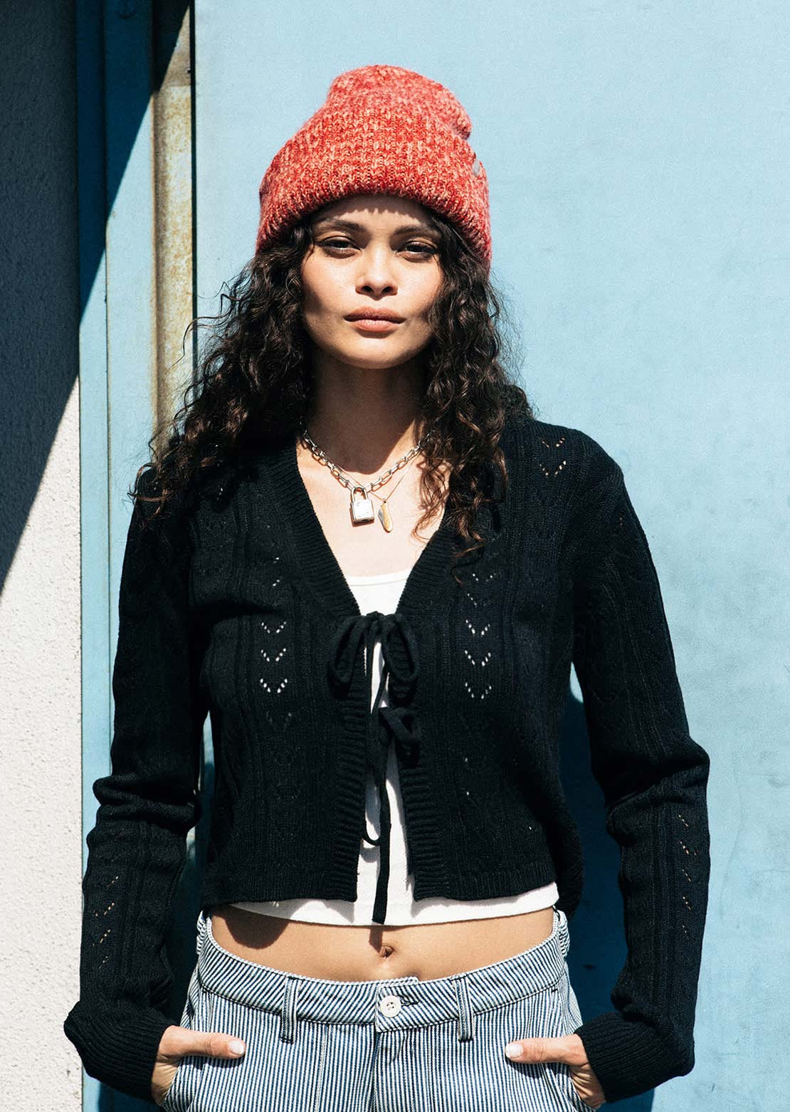 Brixton Women's Cozy Beanie Mellow Rose/Adrenaline Rush