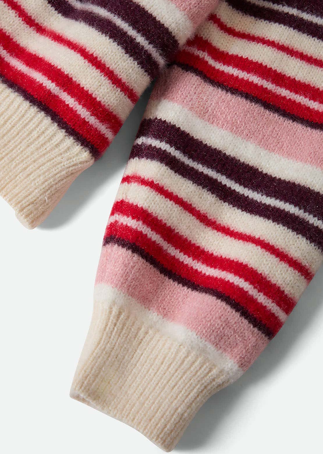 Brixton Women's Cozy Crew Sweater Multi Stripe