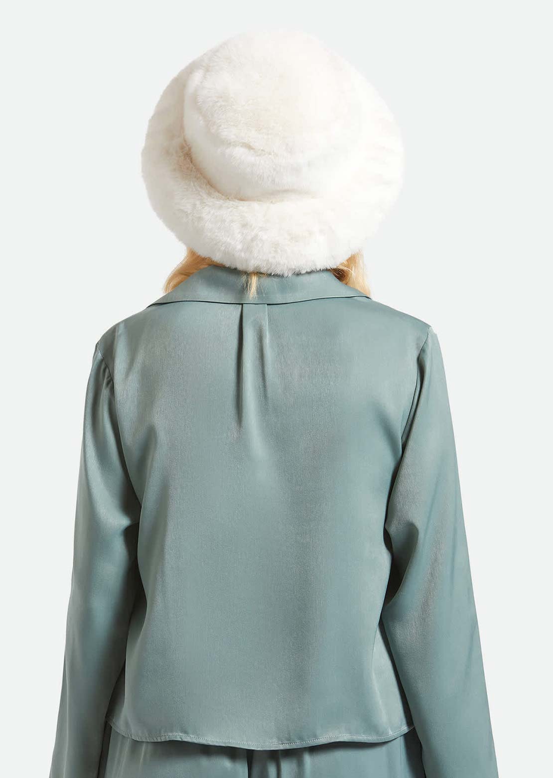 Brixton Women's Dion Packable Winter Bucket Hat Off White