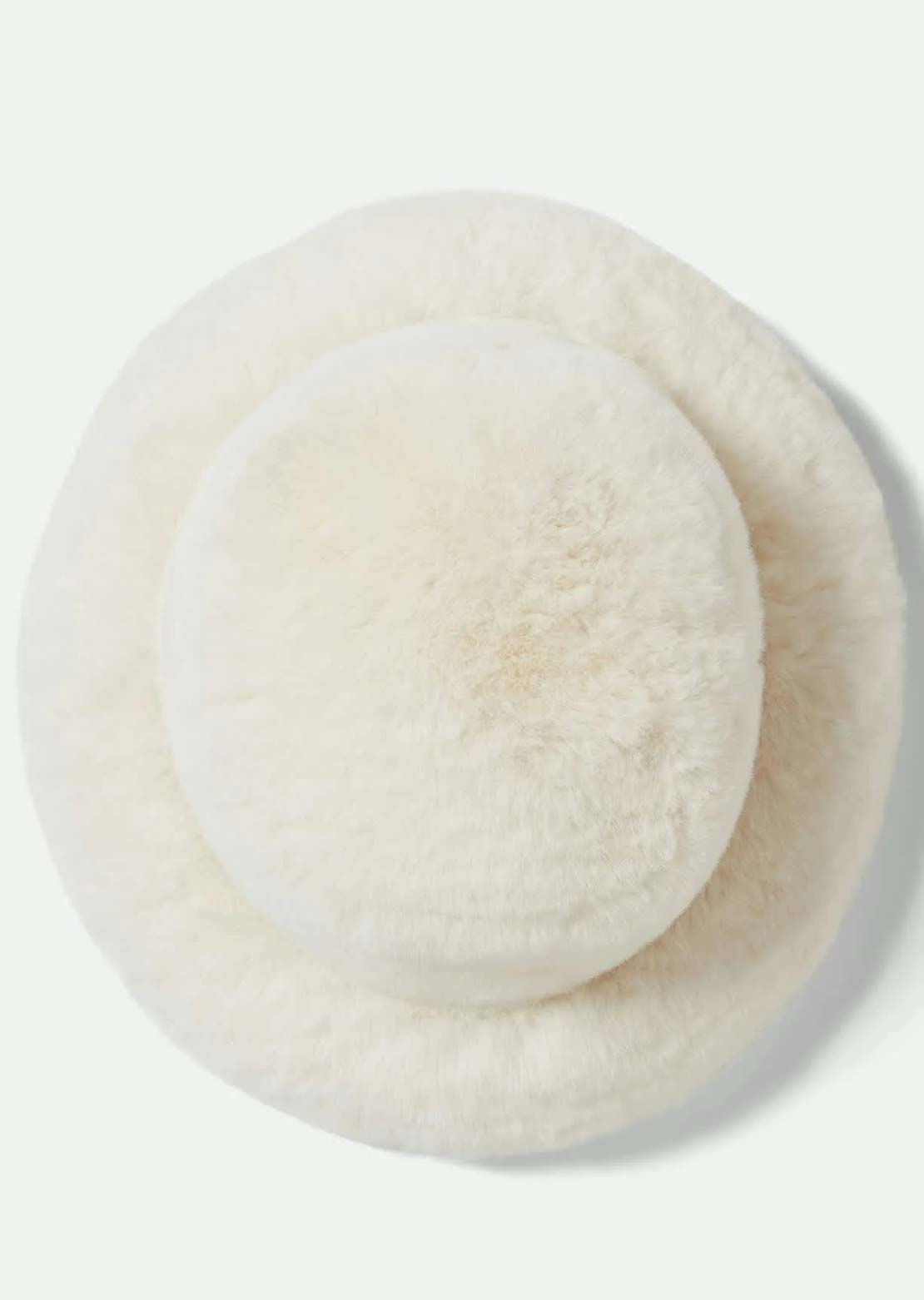 Brixton Women's Dion Packable Winter Bucket Hat Off White