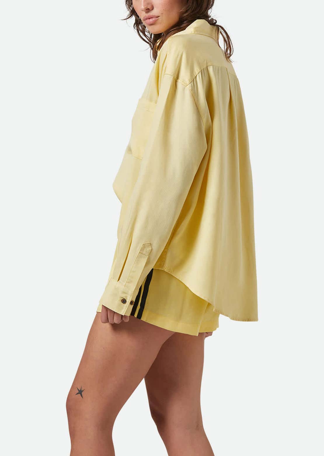 Brixton Women's East Side Boxy Button Up Shirt