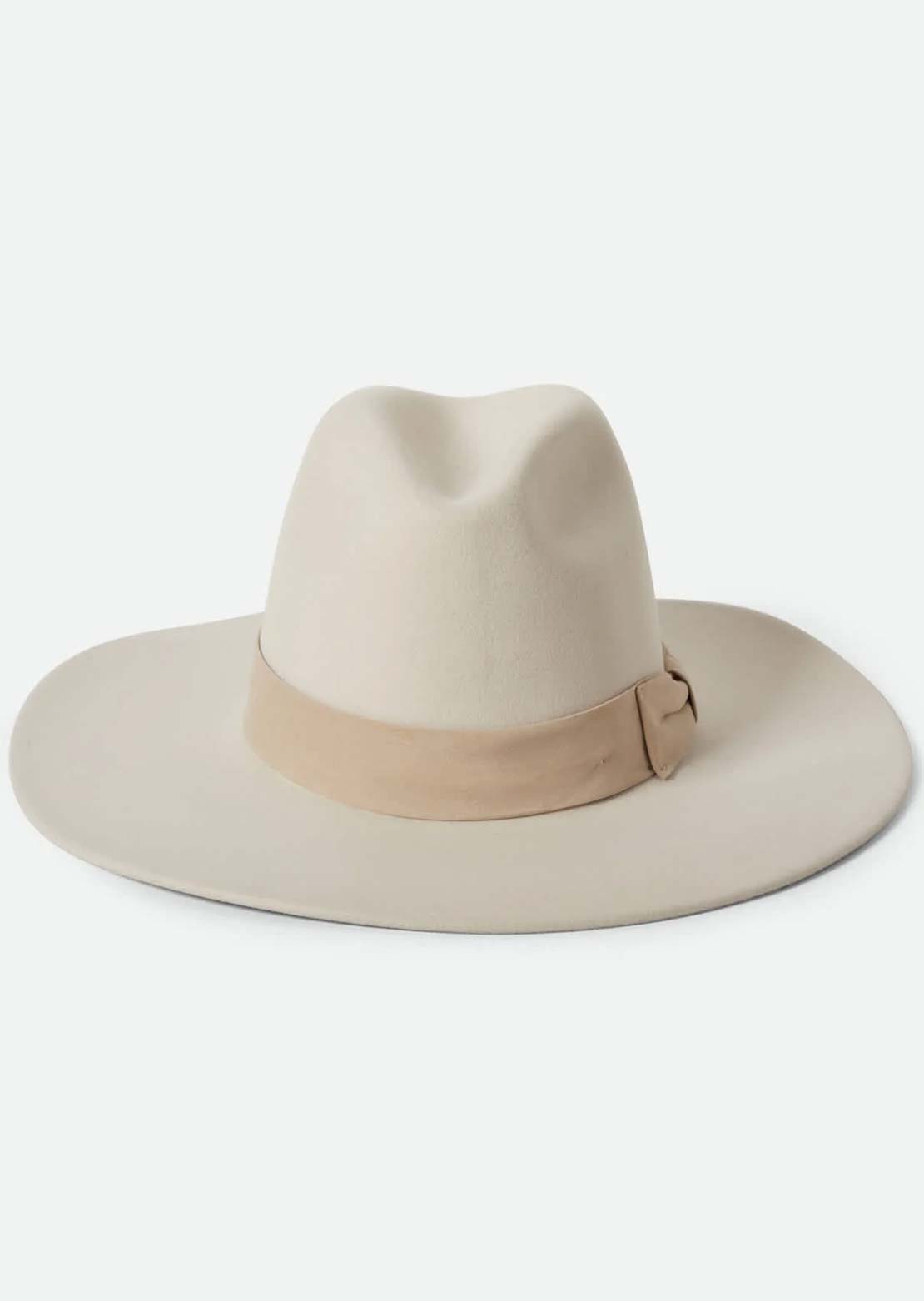 Brixton Women's Layton Comfort Fedora Hat Dove/Sand