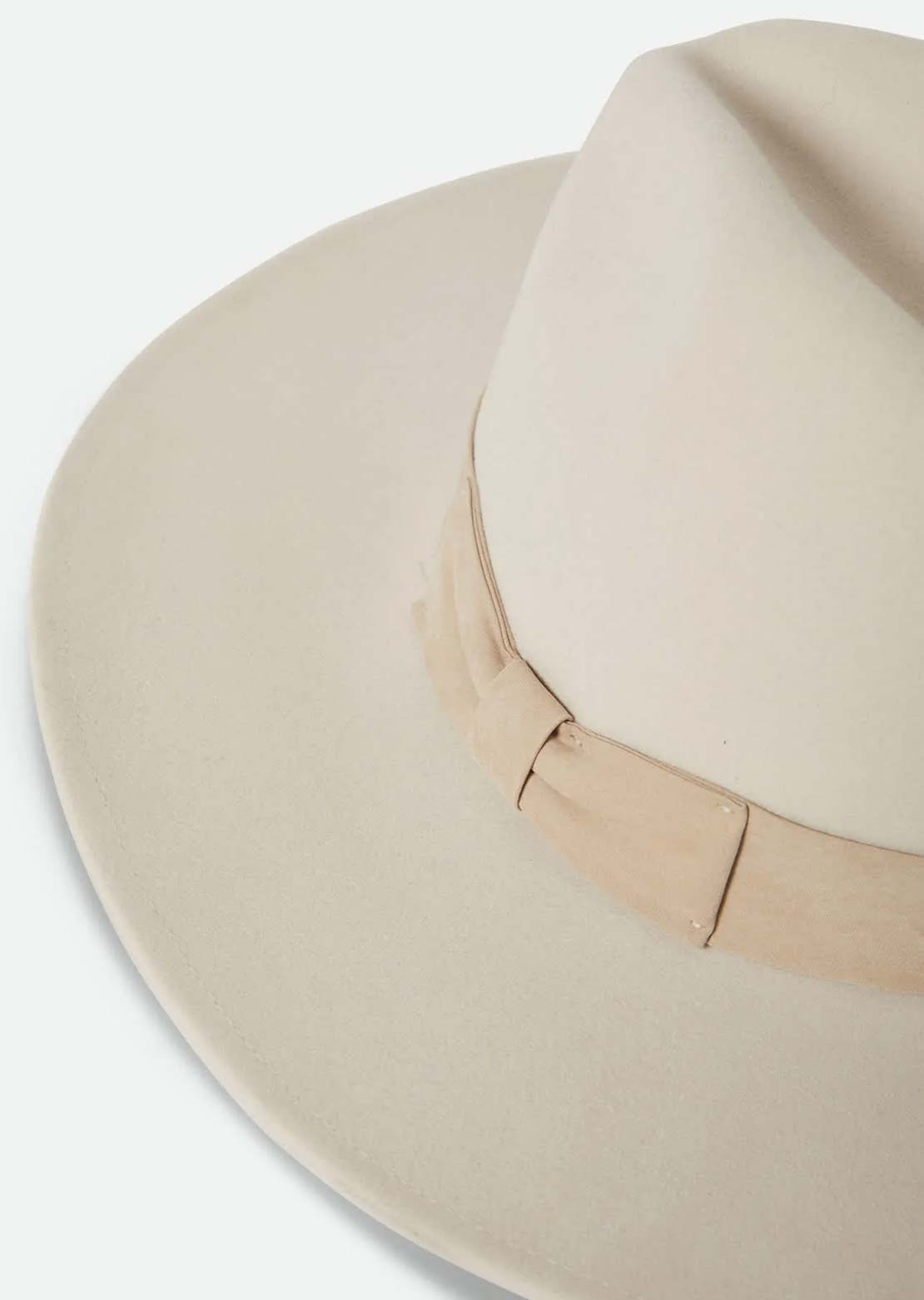 Brixton Women's Layton Comfort Fedora Hat Dove/Sand