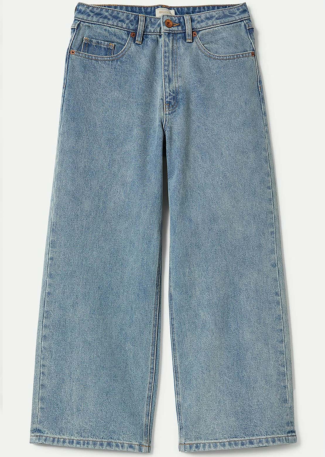 Brixton Women's Margo Cropped 5 Pocket Pants Light Denim