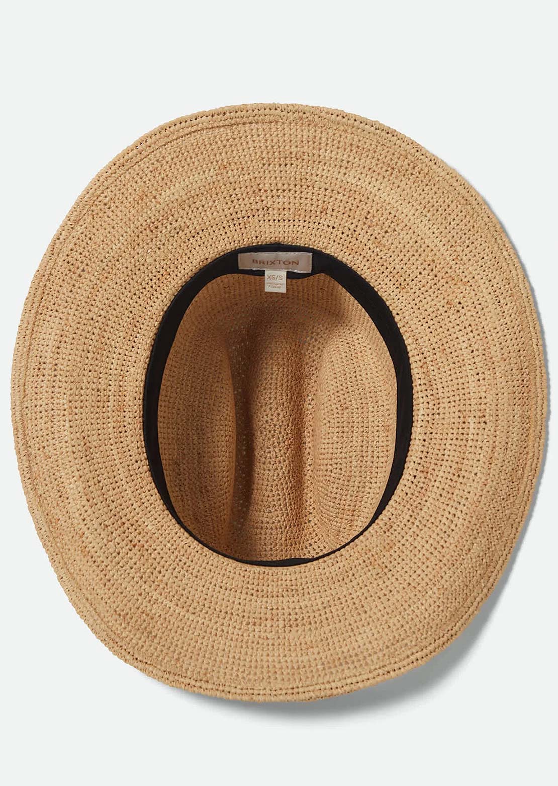Brixton Women's Odessa Straw Packable Cowboy Hat Tan