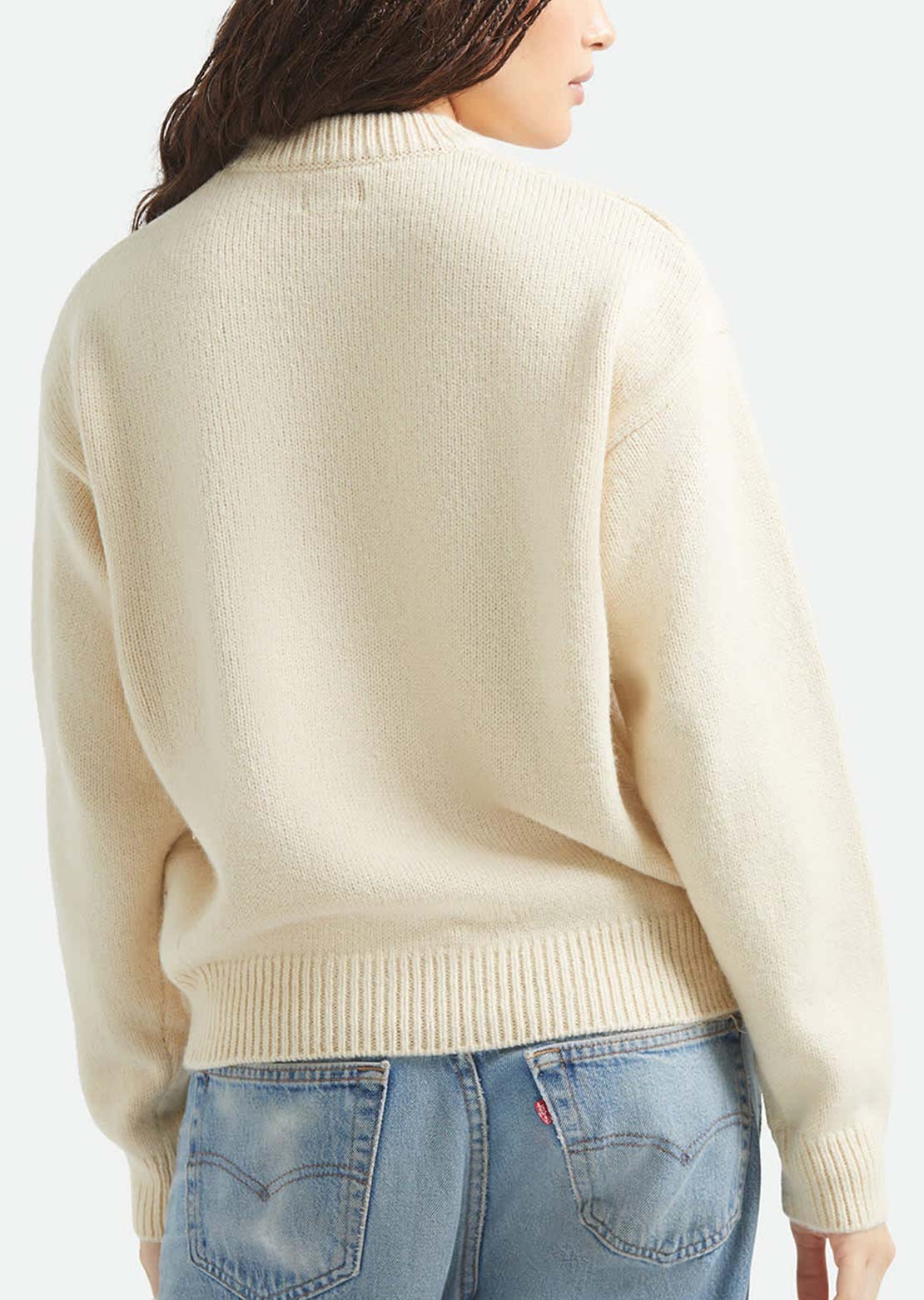Brixton Women's Ranching Club Crew Sweater Whitecap