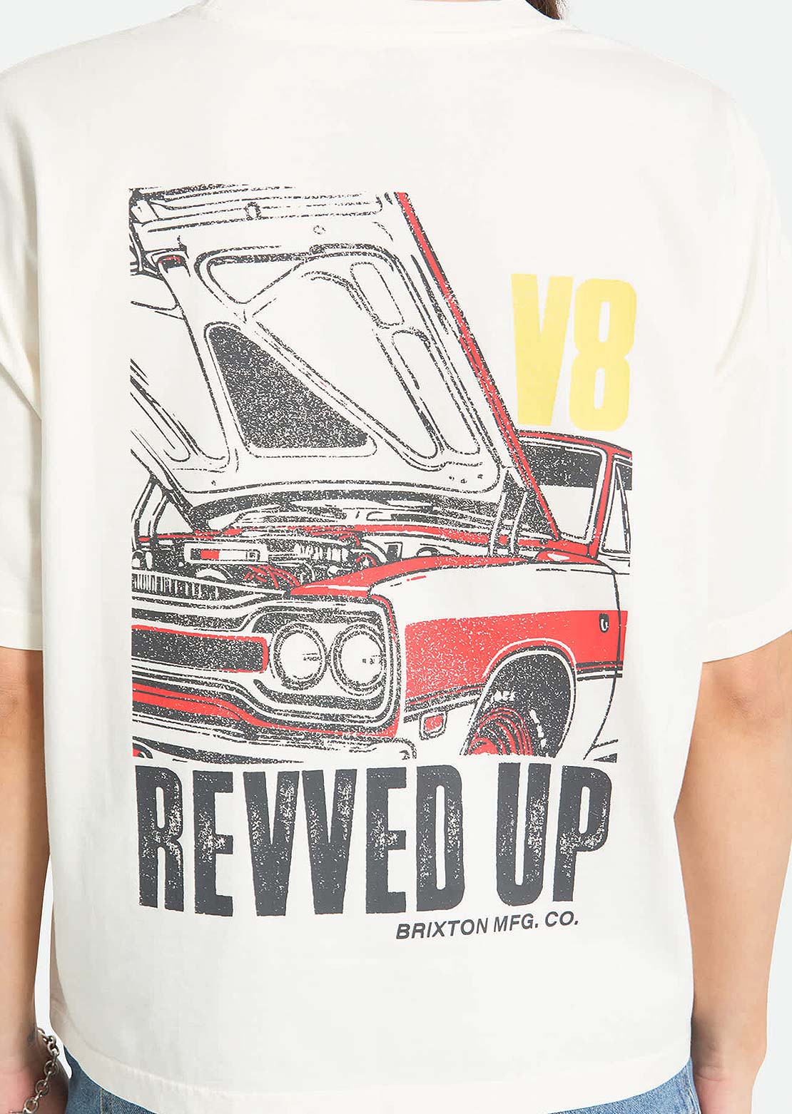 Brixton Women's Revved Up Boxy Crew T-Shirt