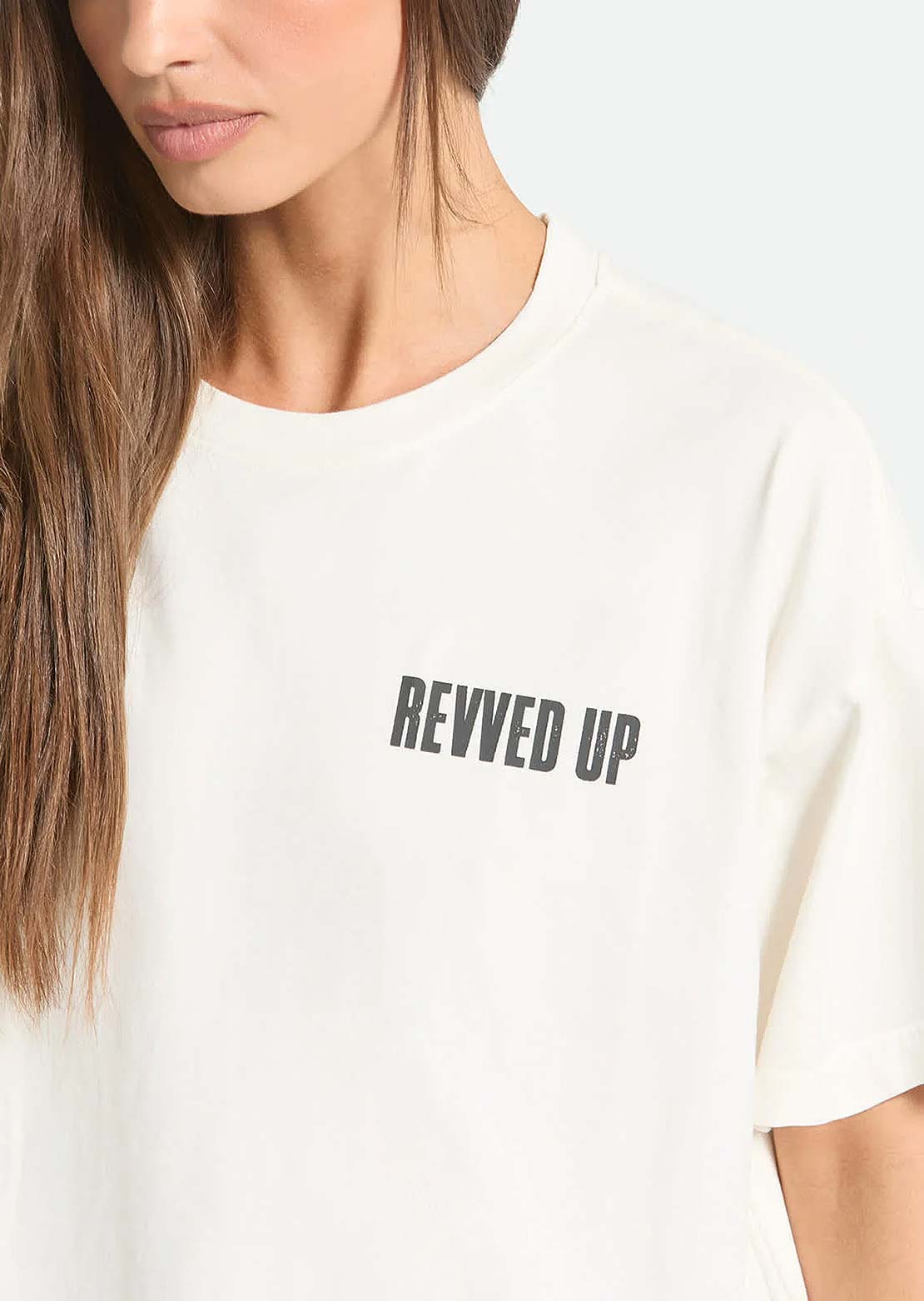 Brixton Women's Revved Up Boxy Crew T-Shirt