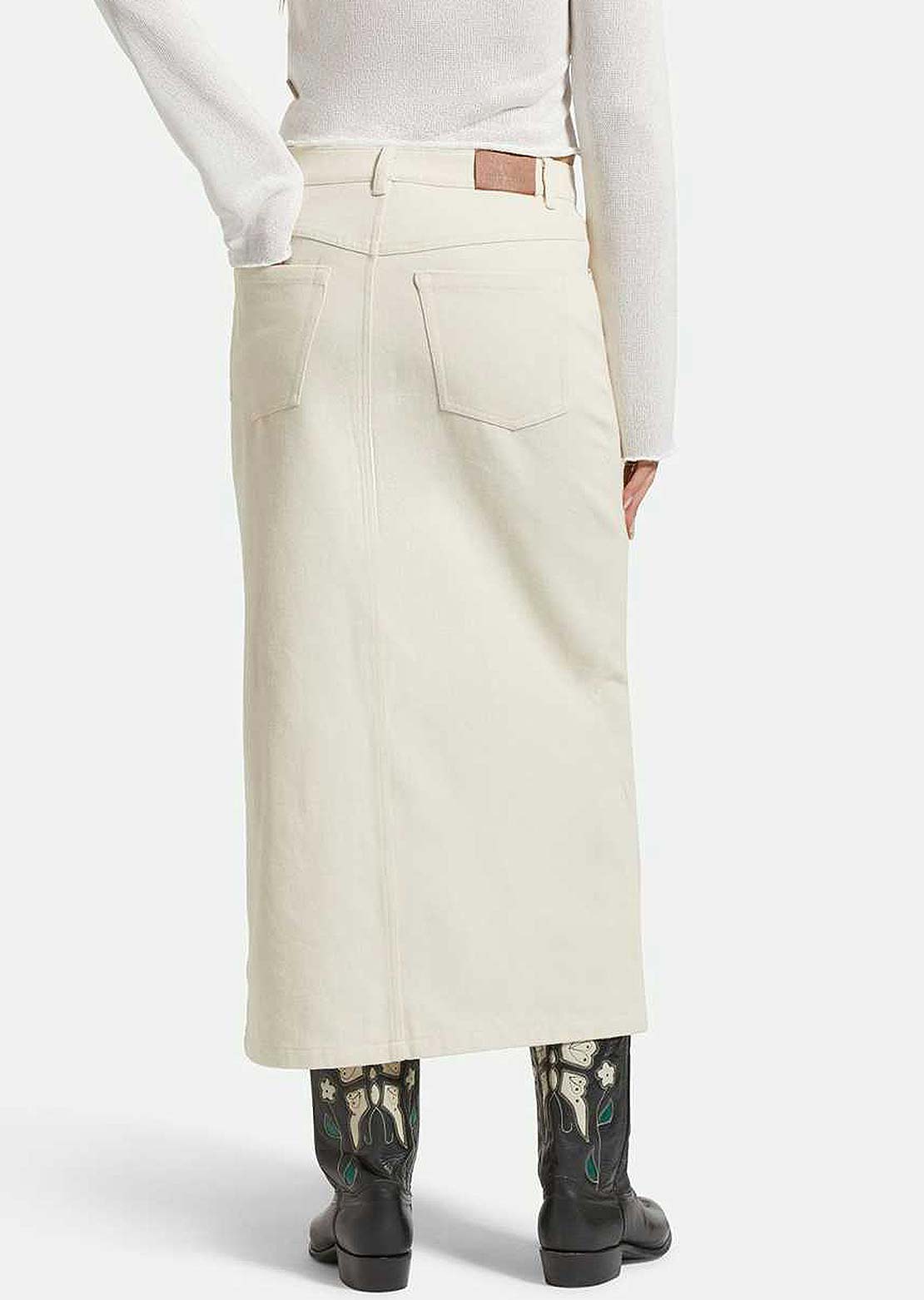 Brixton Women's Ryder Pencil Skirt Whitecap