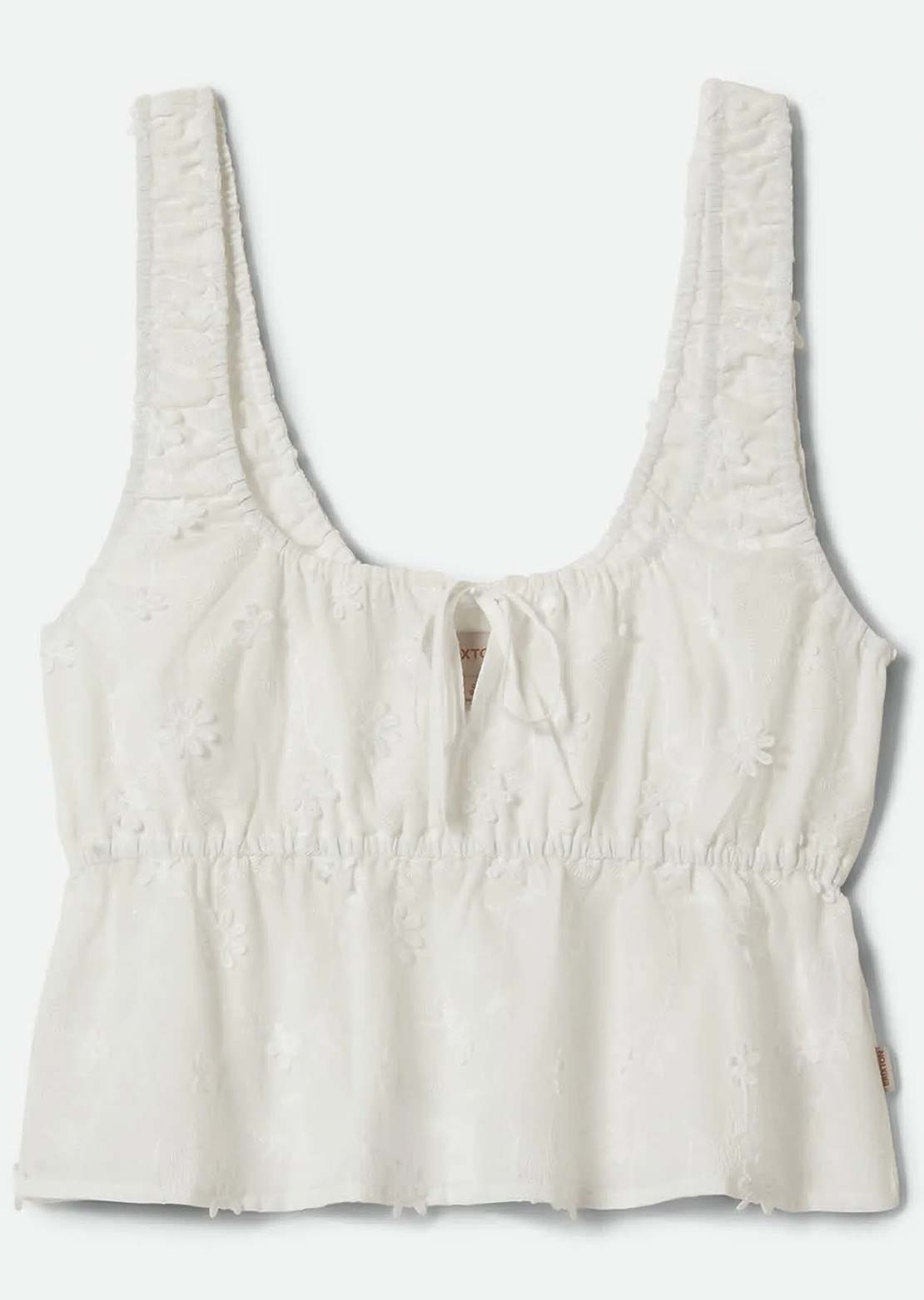 Brixton Women's The Abigail Tie Top Off Hite Floral