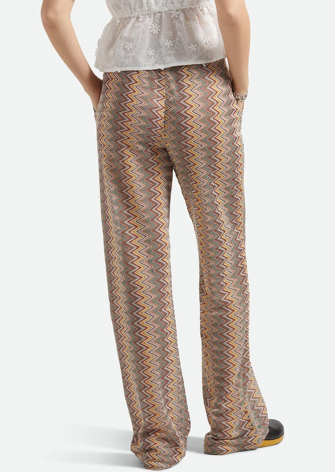 Brixton Women's The Cabana Mesh Lounge Pants Multi Color Zigzag