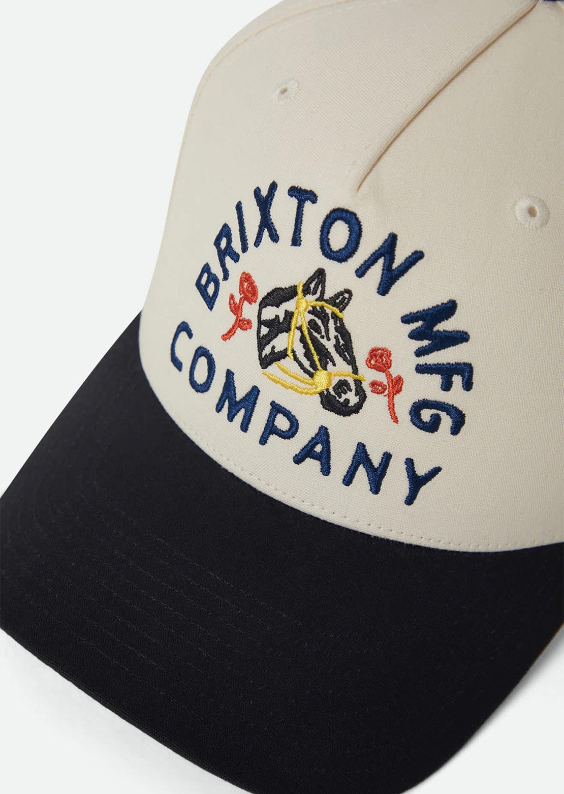 Brixton Women's Trophy Horse C NP MP Snapback Cap Black/Off White