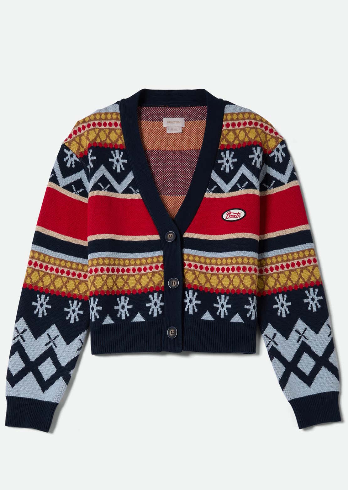Brixton Women's Winter Racing Cardigan Multiracing Stripe