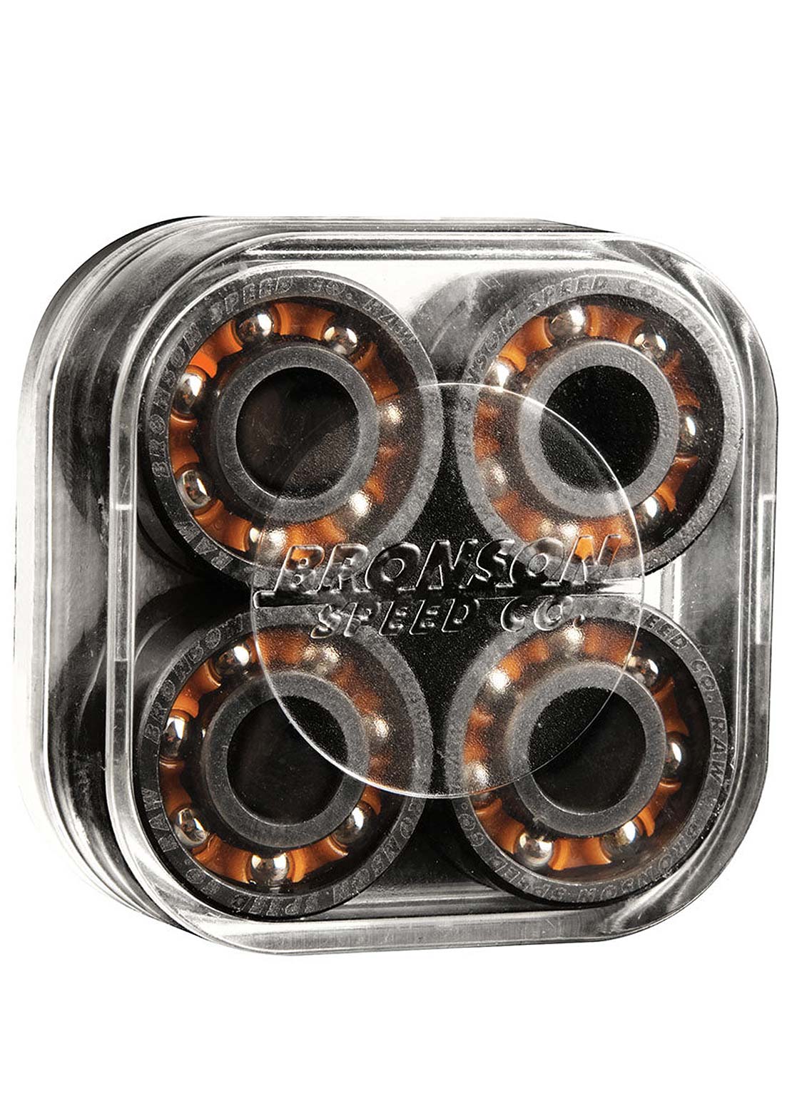 Bronson Raw Skateboard Bearings Multi Orange