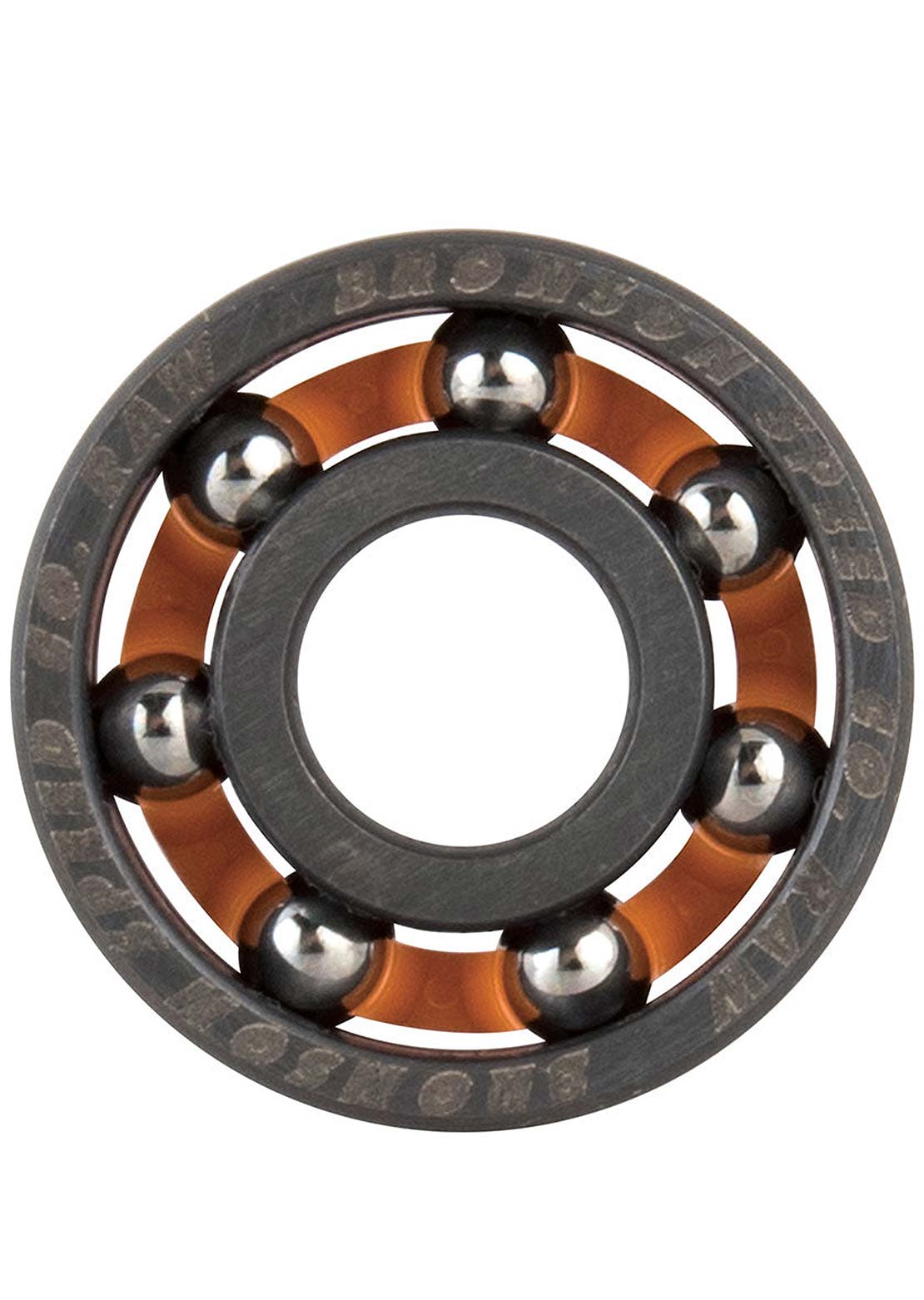 Bronson Raw Skateboard Bearings Multi Orange