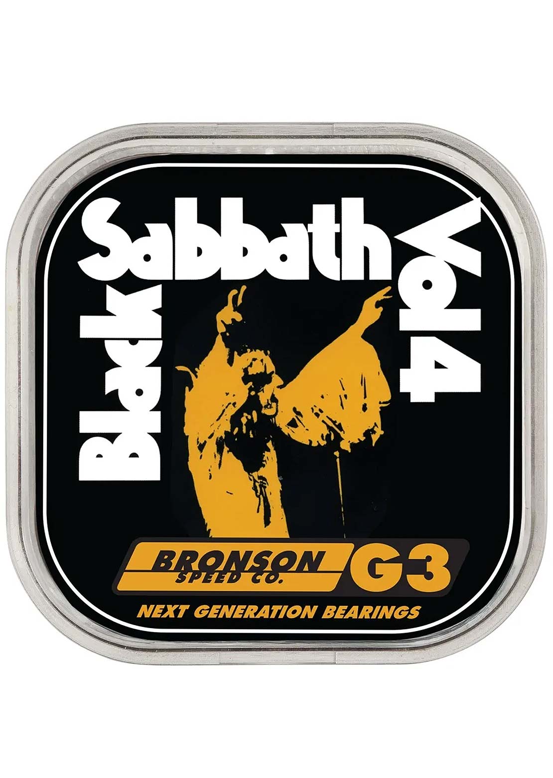 Bronson Unisex G3 Black Sabbath Skateboard Bearings