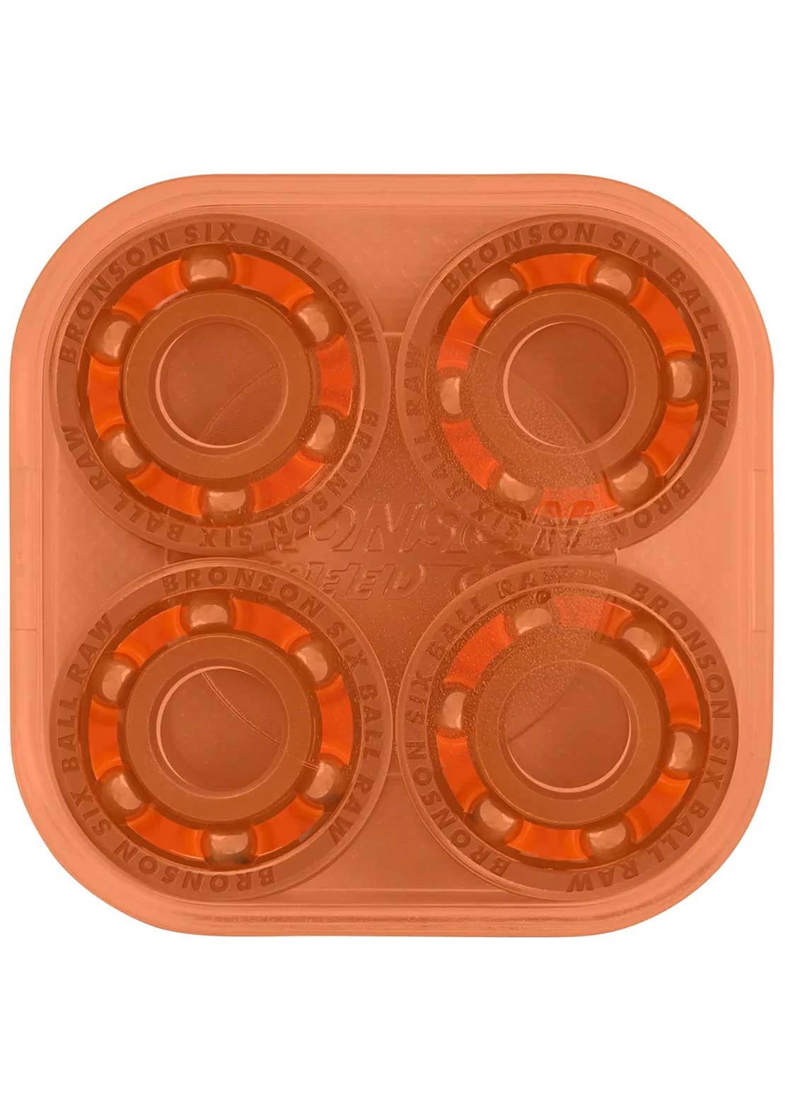Bronson Unisex Raw 6-Ball Skateboard Bearings