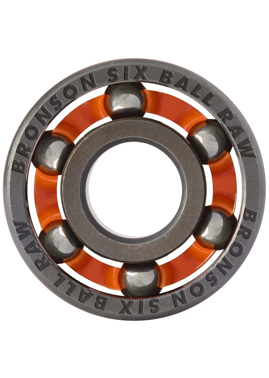 Bronson Unisex Raw 6-Ball Skateboard Bearings