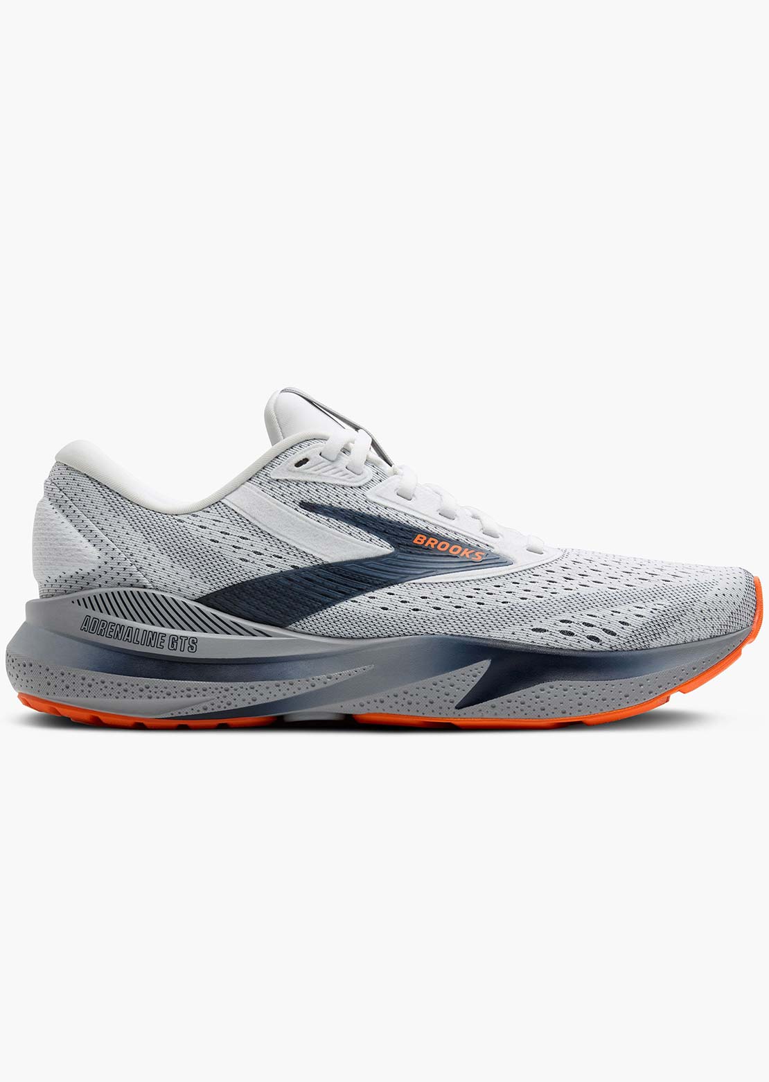 Brooks Men's Adrenaline GTS 24 Running Shoes White/Peacoat/Alloy